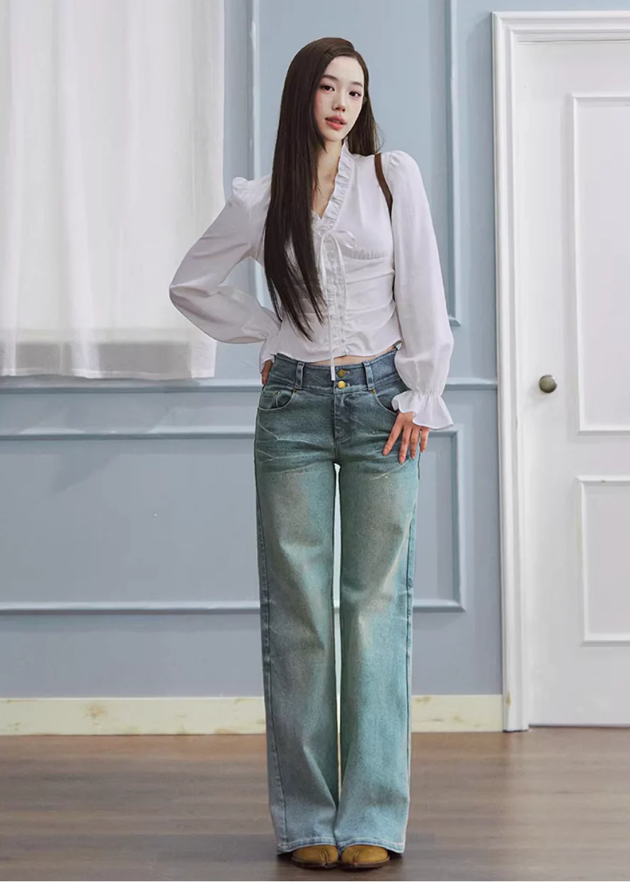 Soft Fade Straight Denim