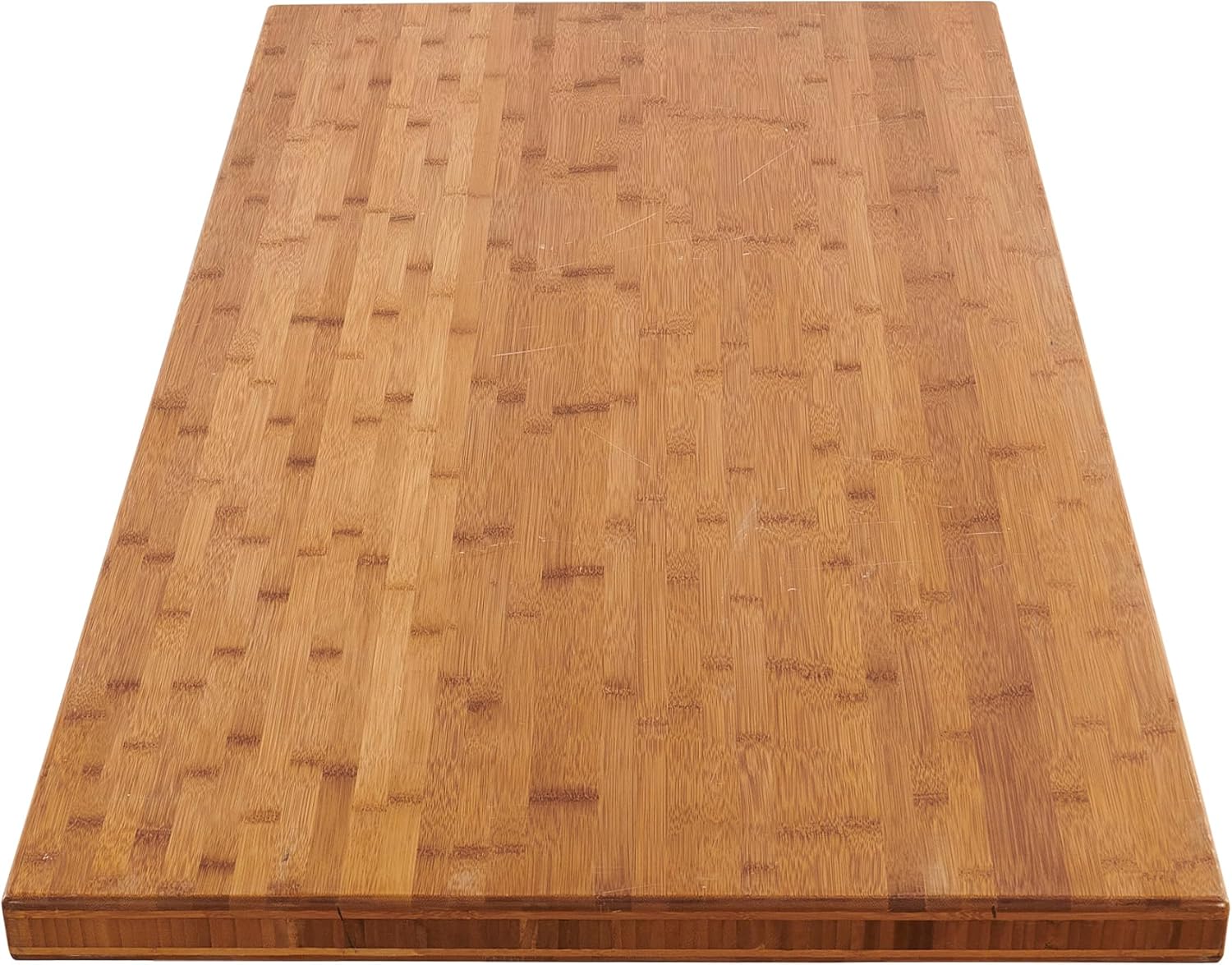 Natural Bamboo Table Top 60x30 Inch, 1.375