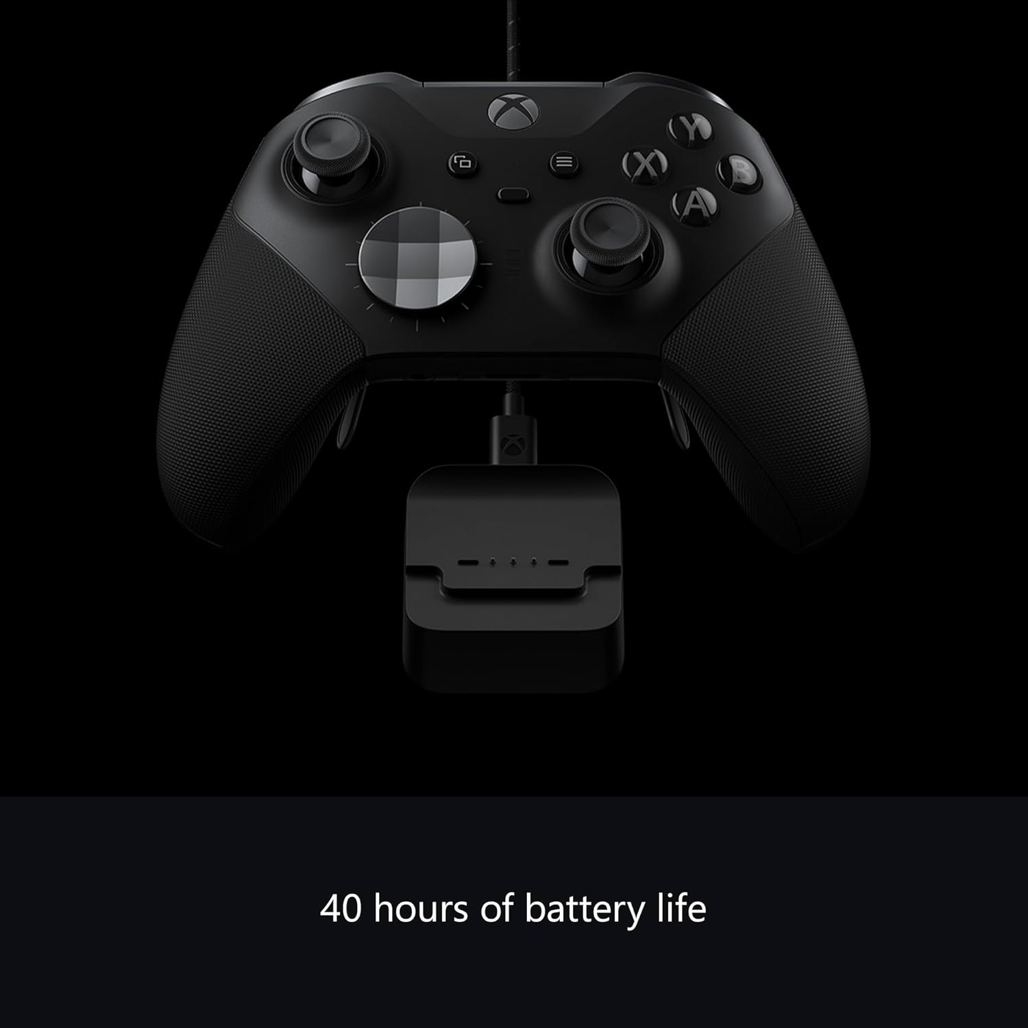 Xbox Wireless Gaming Controller | Elite Series 2 | Black | Console, PC, and Android | Adjustable Thumbsticks | Trigger Locks