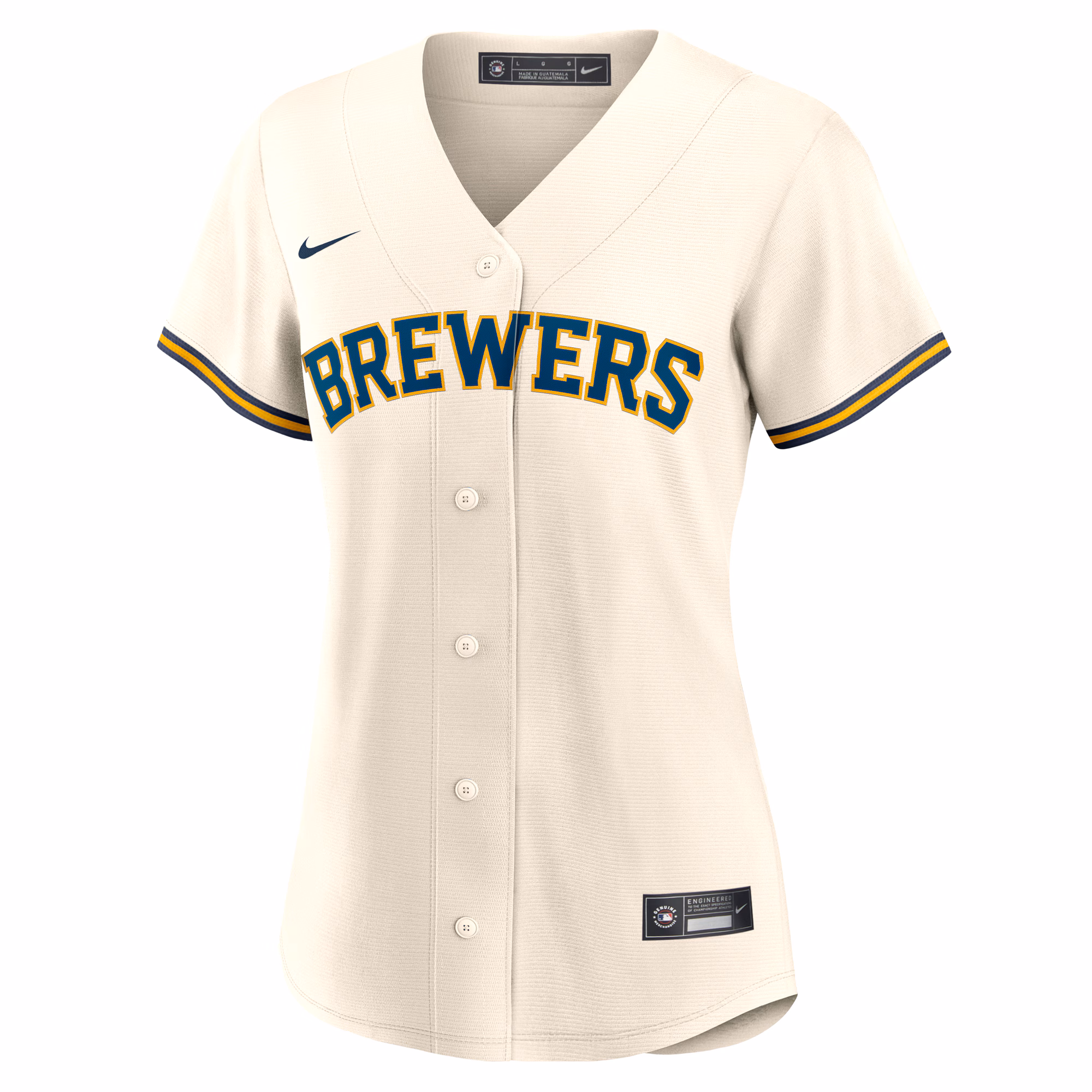 Jackson Chourio Milwaukee Brewers Nike Women's Home Replica Jersey - Cream