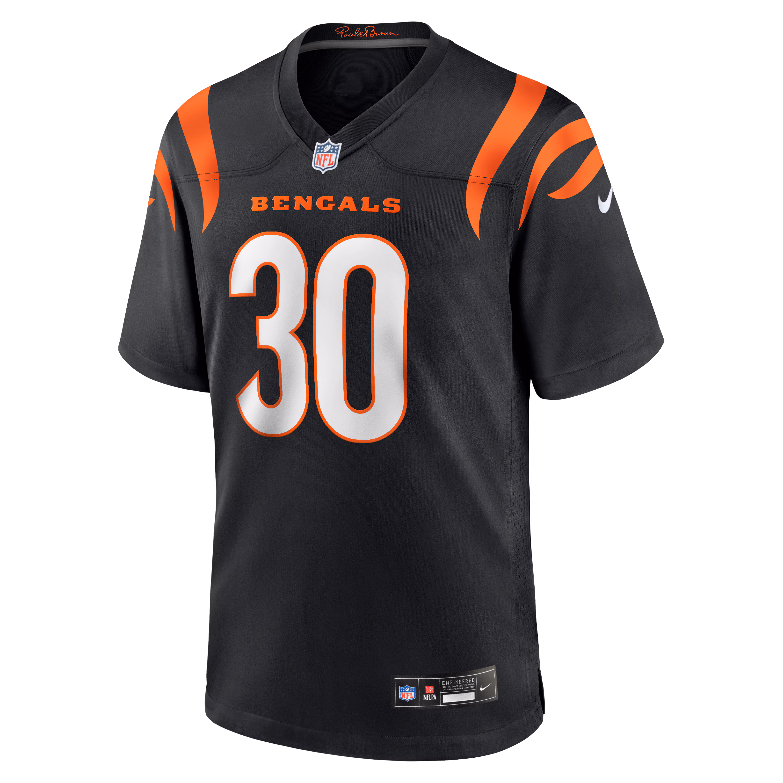 Chase Brown Cincinnati Bengals Nike Team Game Jersey -  Black