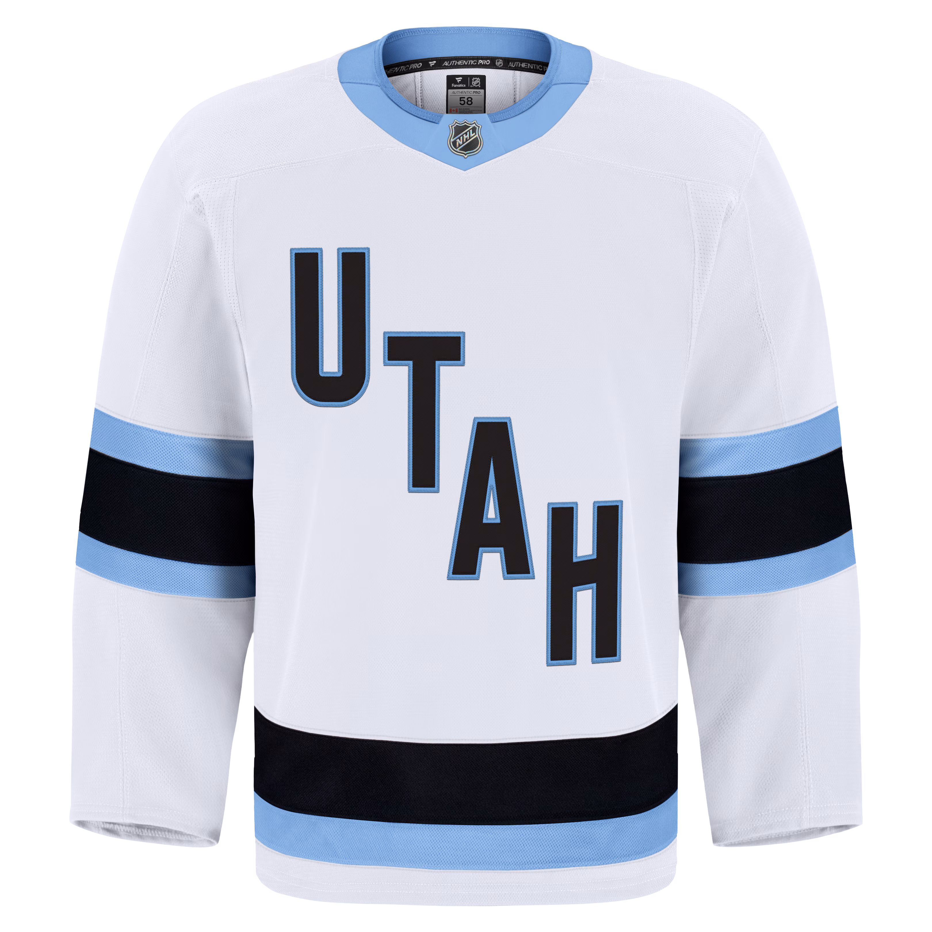 Utah Mammoth Fanatics Away Authentic Pro Jersey - White