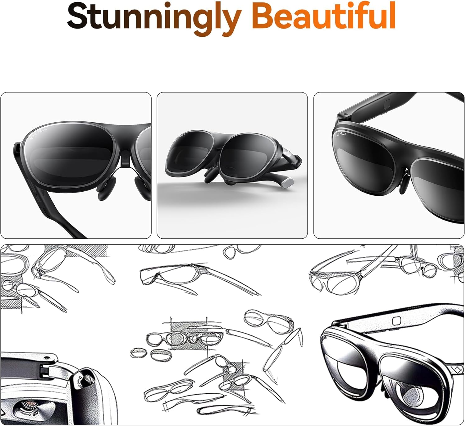 Rokid Max2 black AR Glasses, 215