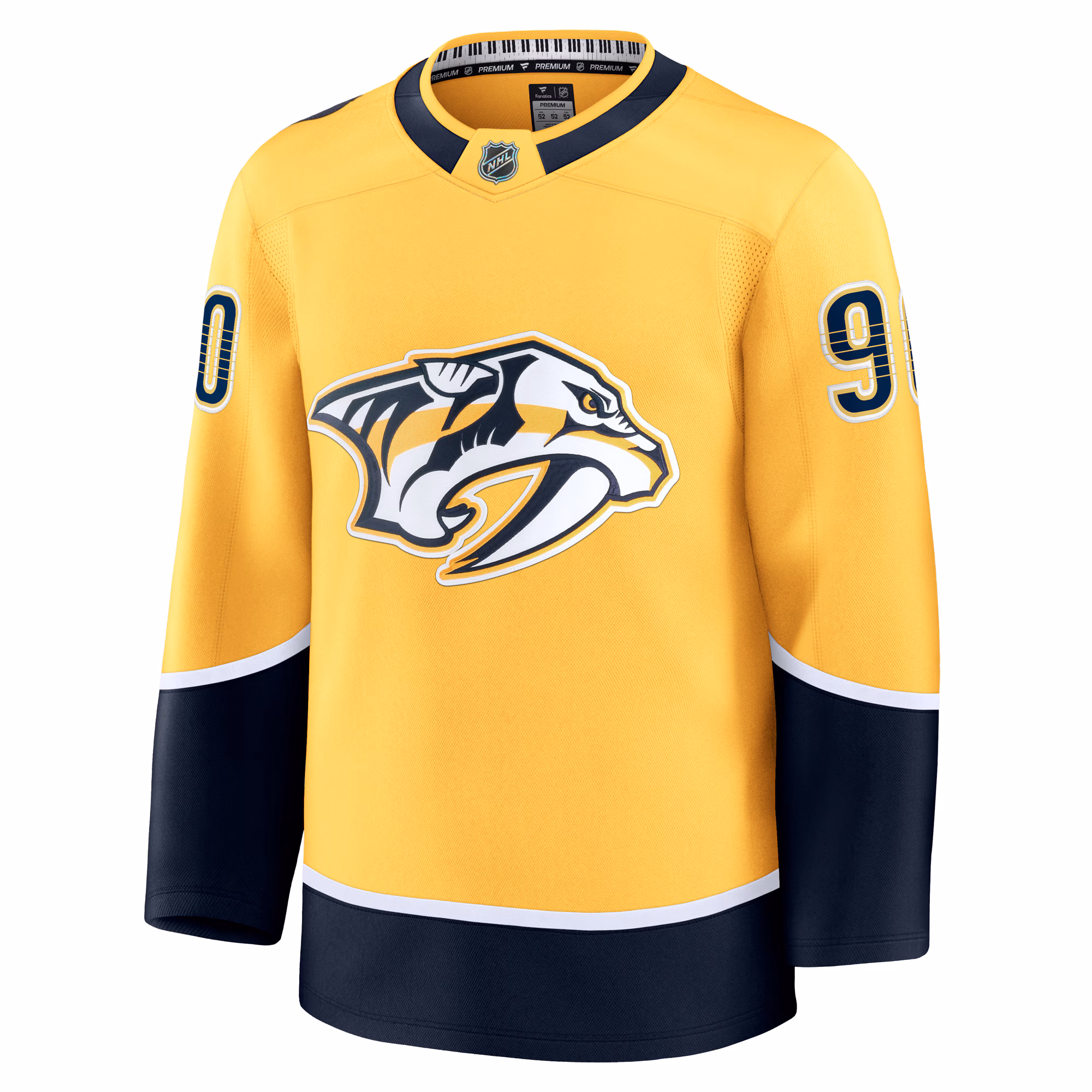 Ryan O'Reilly Nashville Predators Fanatics Home Premium Jersey - Yellow