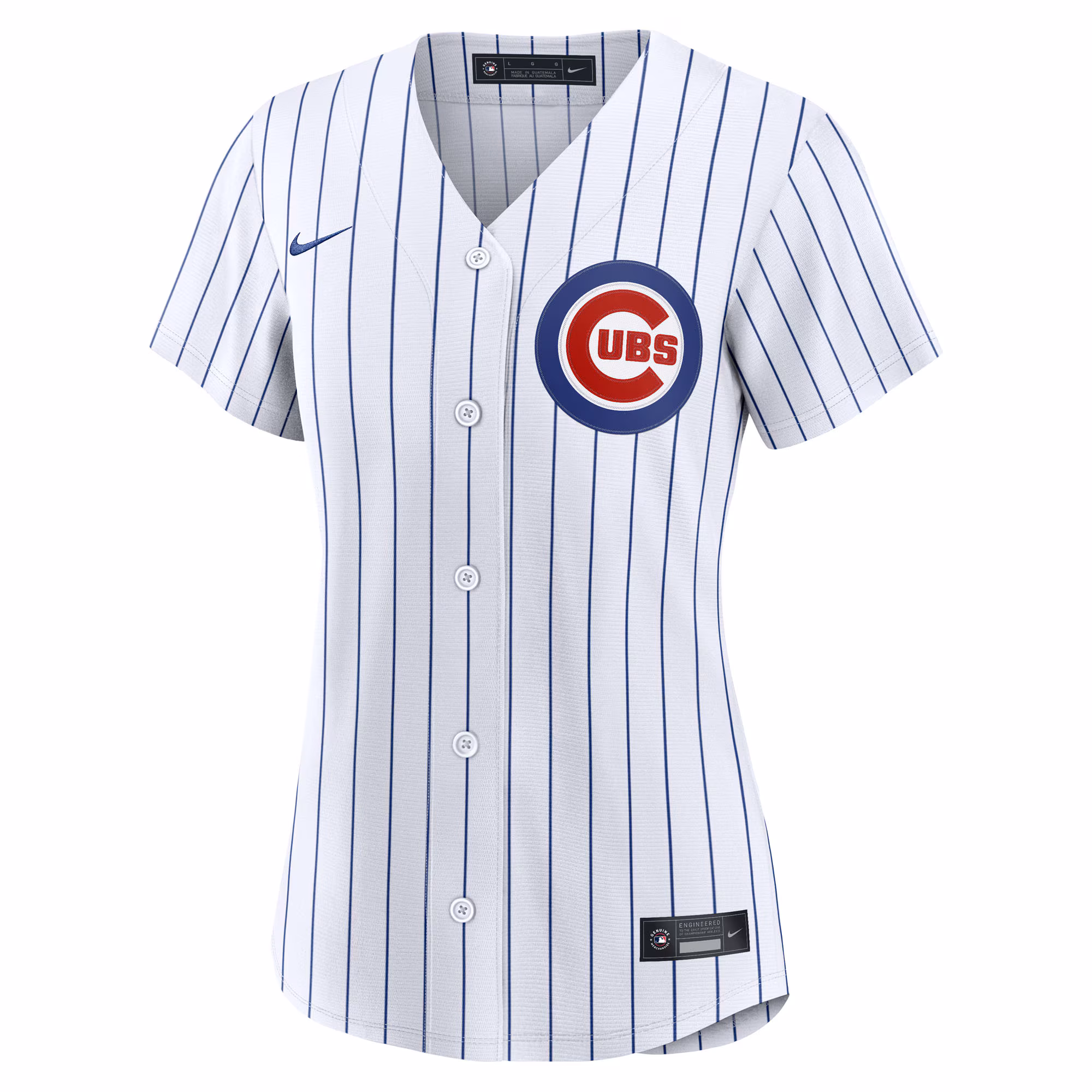 Chicago Cubs Nike Women's Home Replica Custom Jersey - White