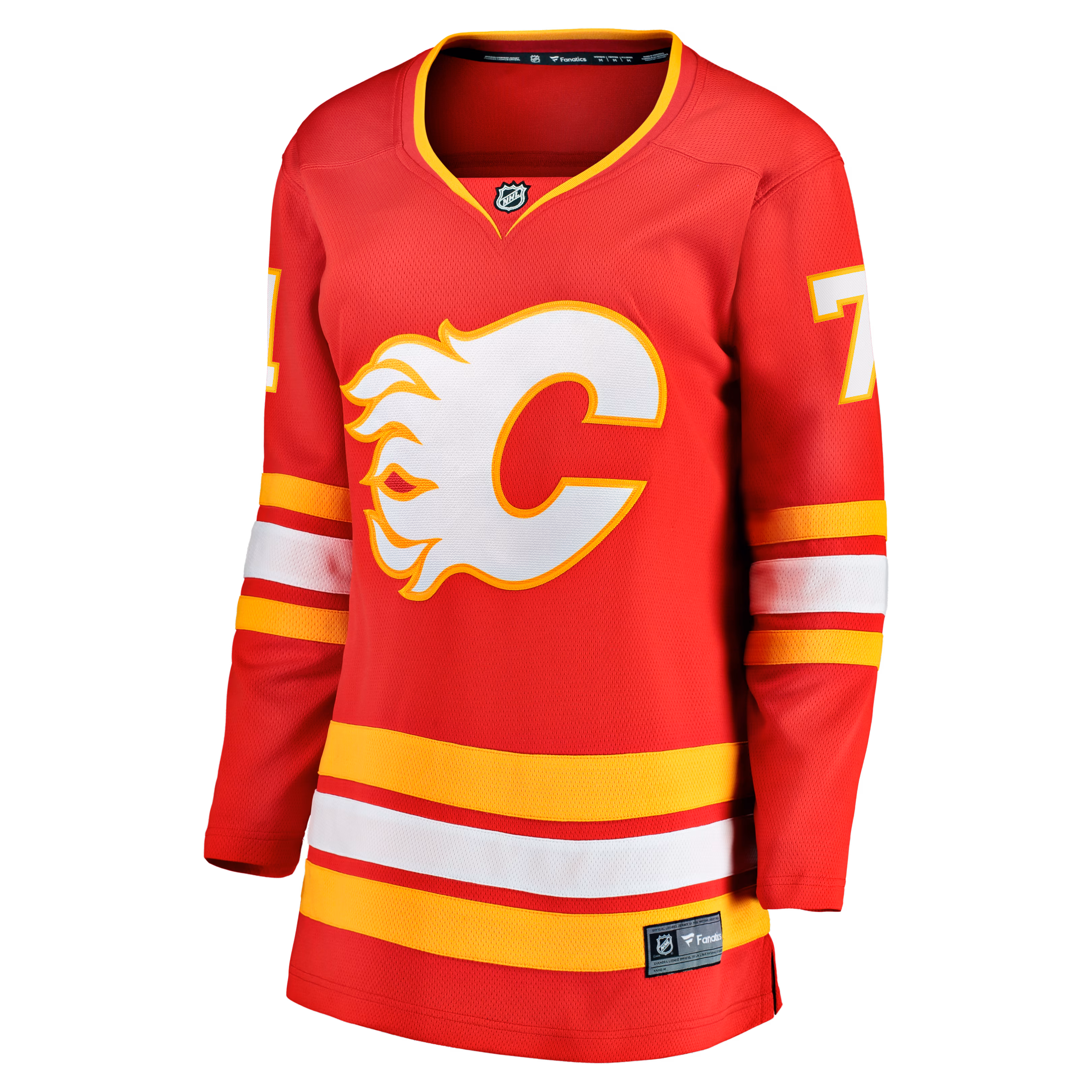 Simon Nemec Calgary Flames Fanatics Women's Home Breakaway Jersey - Red