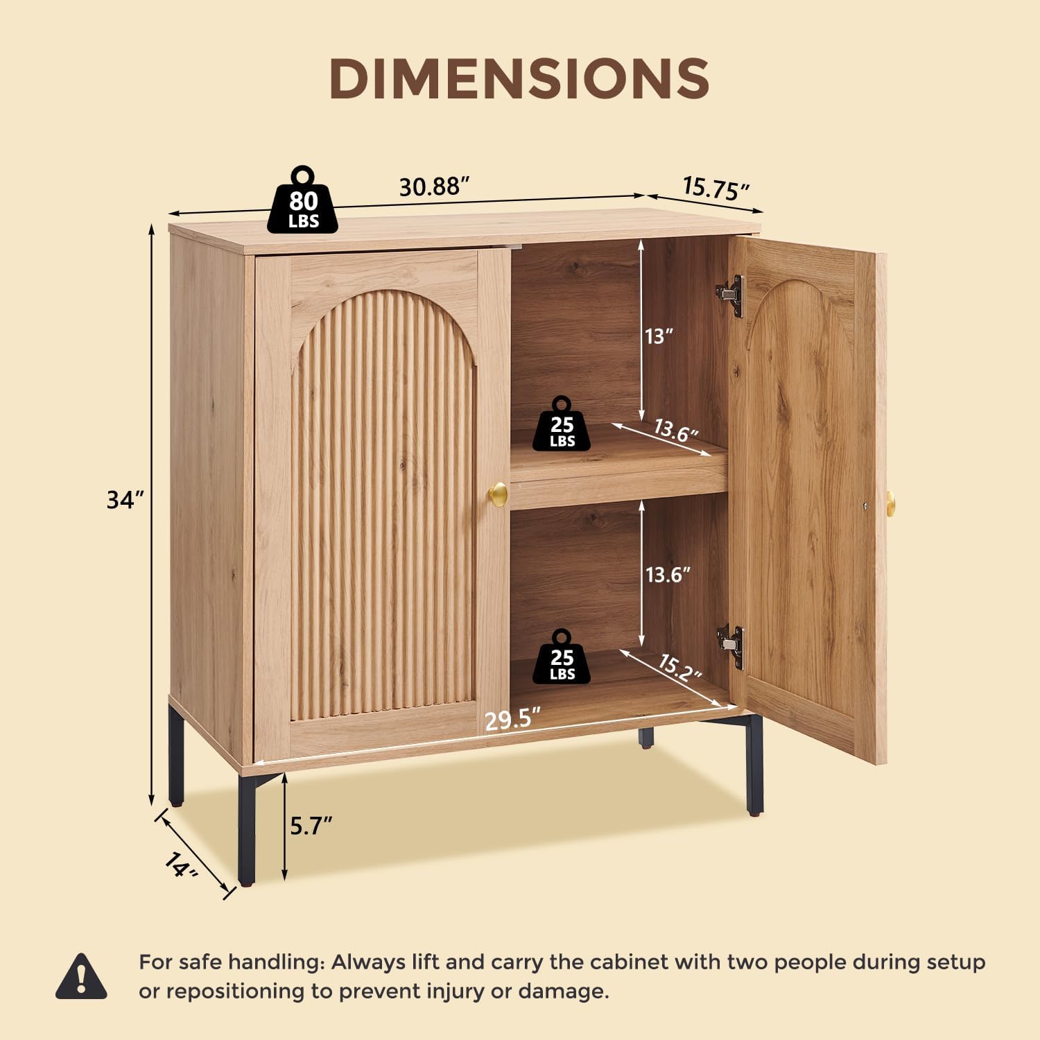 IFGET Modern TV Stands for 80 inch tvs, 92.63
