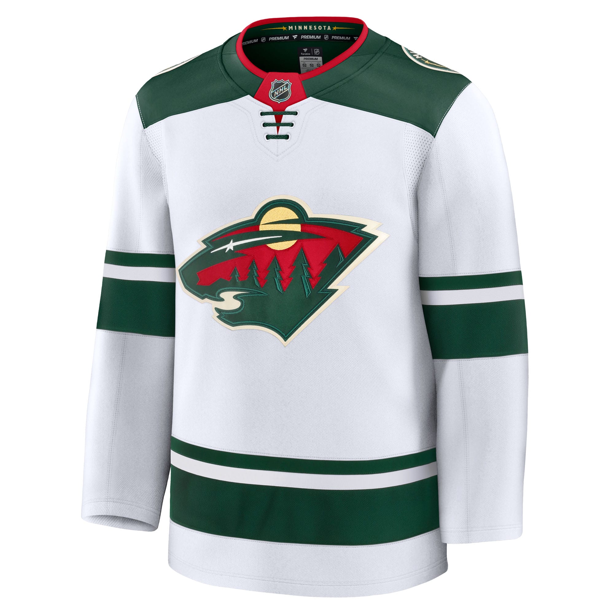Minnesota Wild Fanatics Away Premium Jersey - White