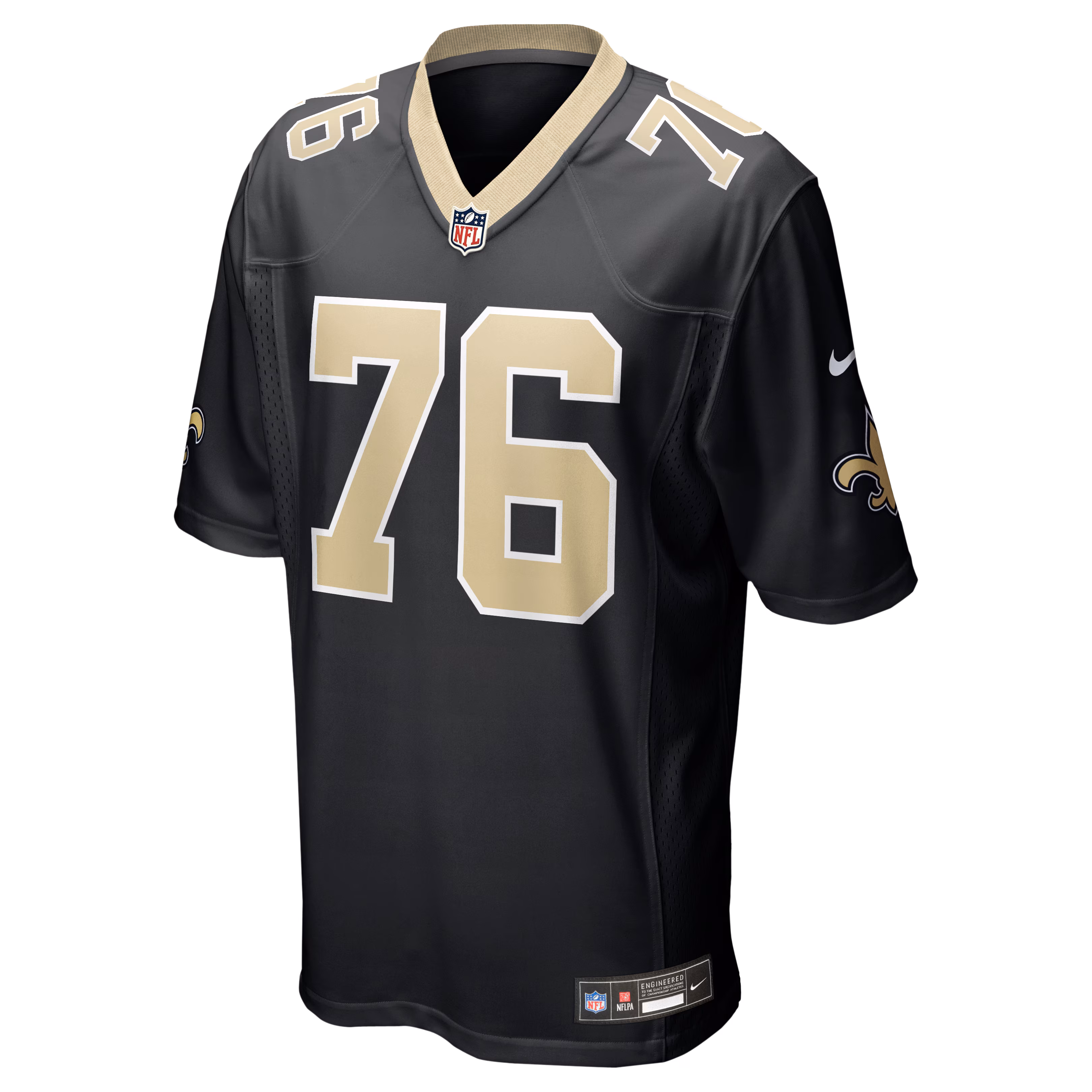 David Edwards New Orleans Saints Nike Team Game Jersey -  Black