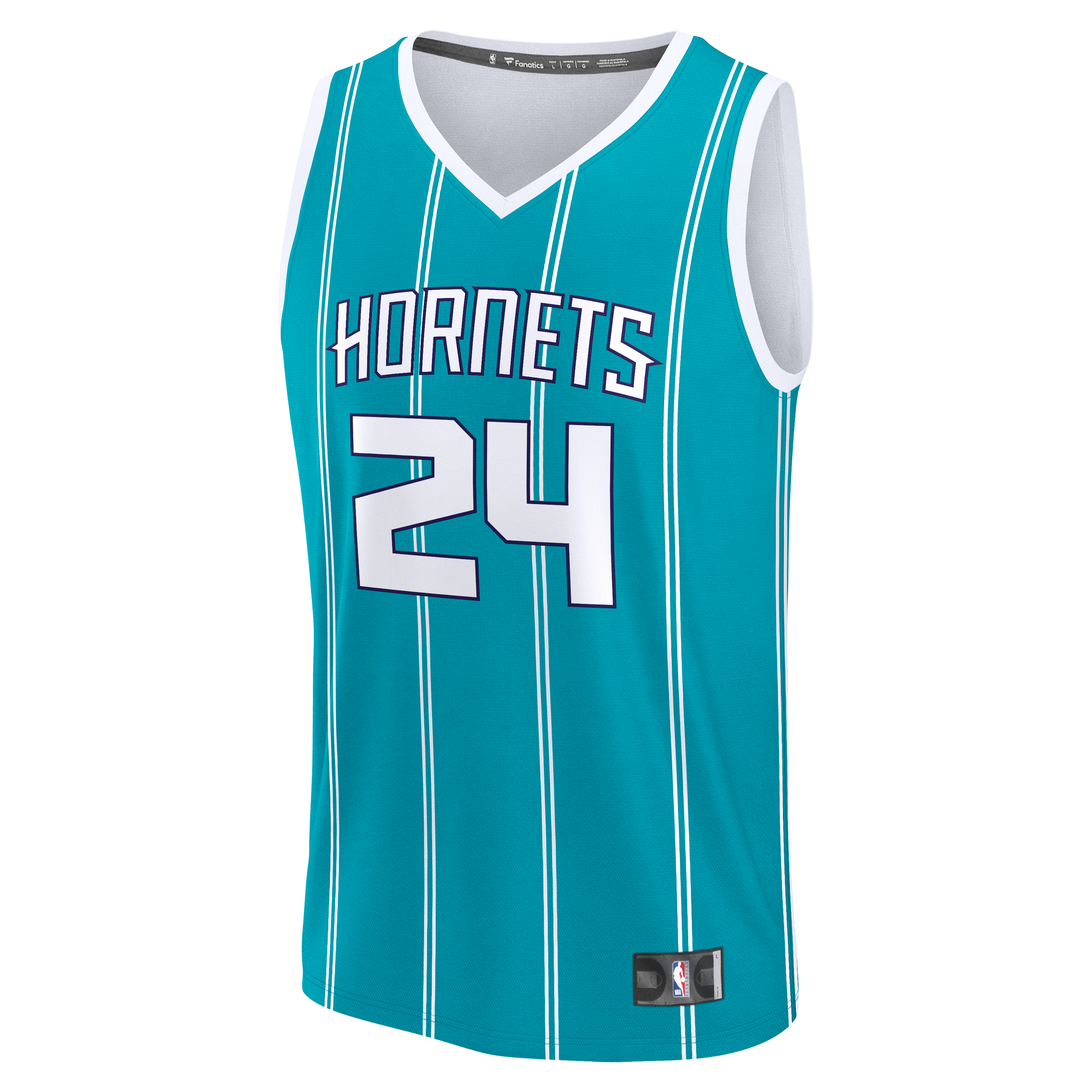 Brandon Miller Charlotte Hornets Fanatics Youth Fast Break Replica Jersey - Teal - Icon Edition
