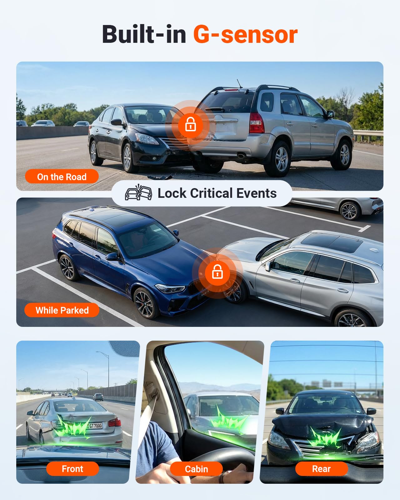 VANTRUE New N4S 3 Channel Dash Cam with Night Vision