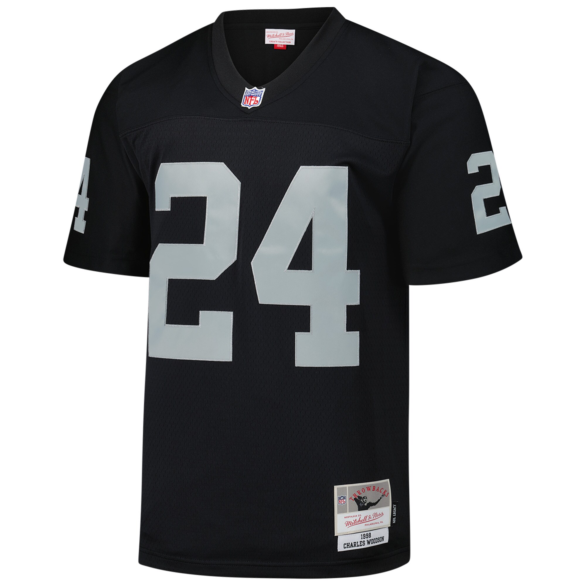 Charles Woodson Las Vegas Raiders Mitchell & Ness Legacy Replica Jersey - Black