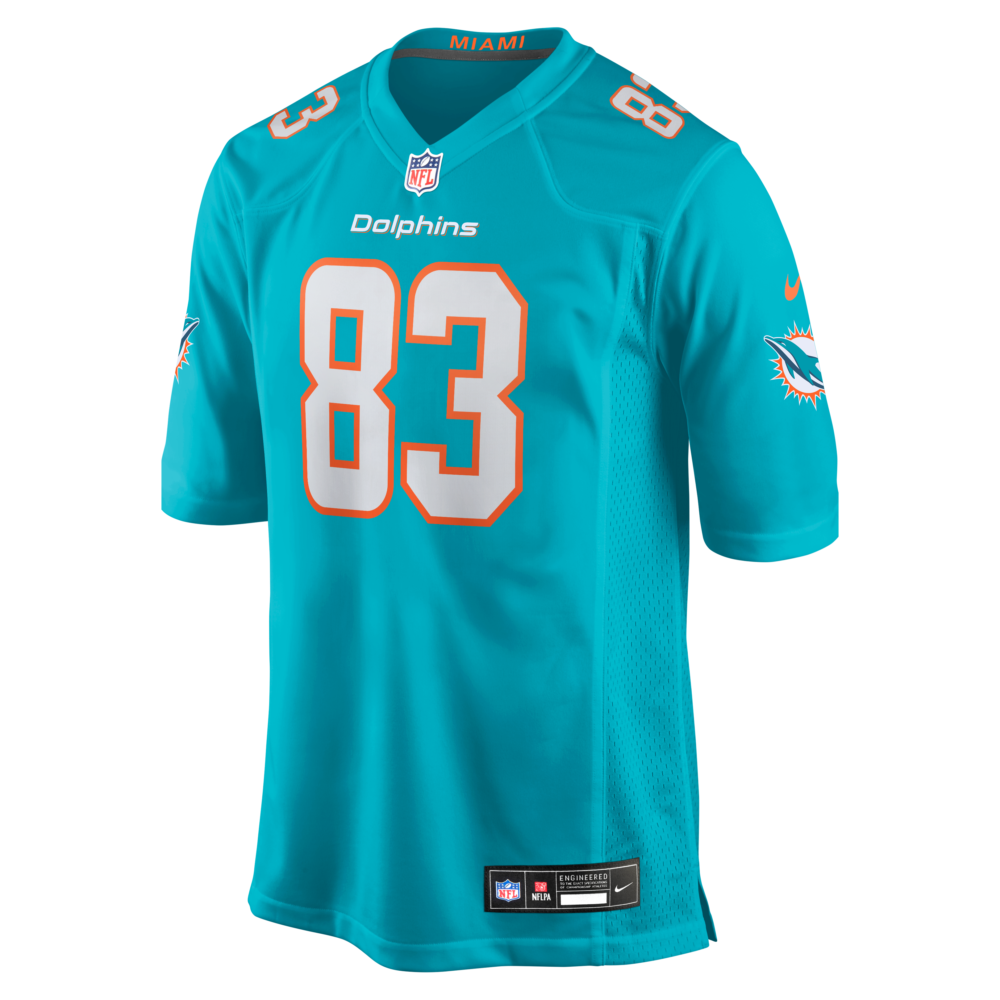Darren Waller Miami Dolphins Nike Team Game Jersey -  Aqua