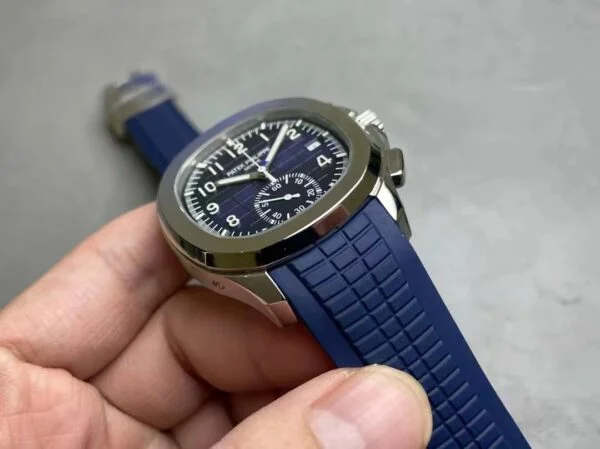 Aquanaut 5968A-001 Chronograph 42.2 mm,Steel,5968A-001 Blue Strap