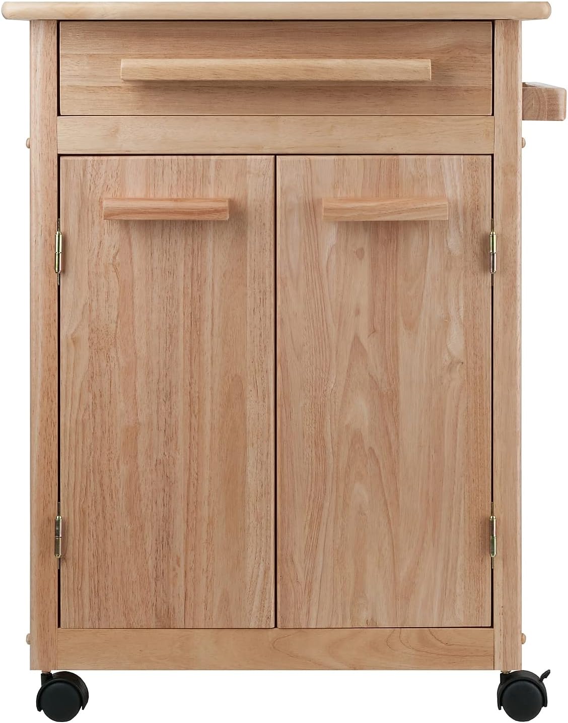 Winsome Wood Kitchen Cart, Natural, Single Drawer (82027)