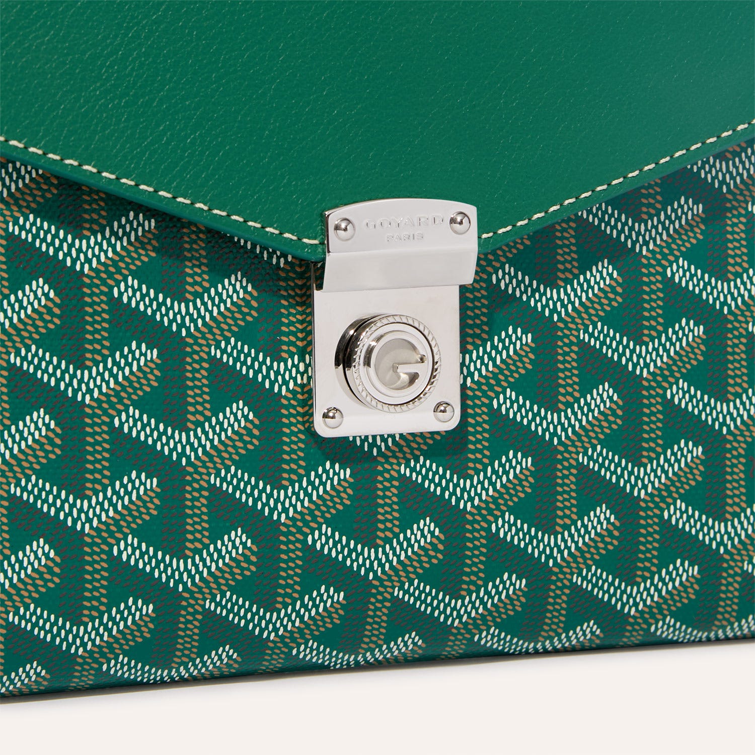 Chypre Wallet-Pouch Stripes and Initials