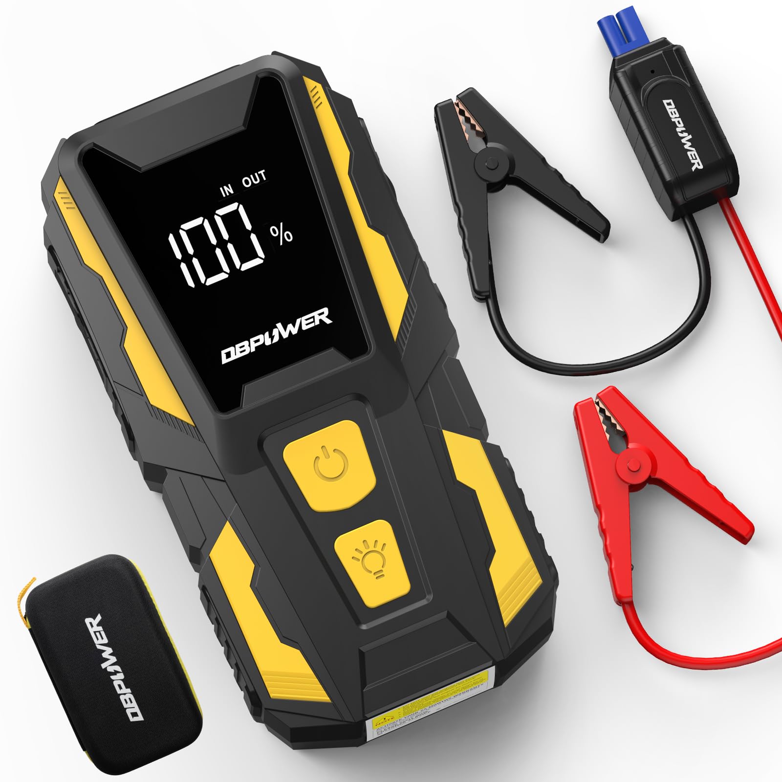 DBPOWER 5000A Jump Starter - 74Wh Portable Battery Pack