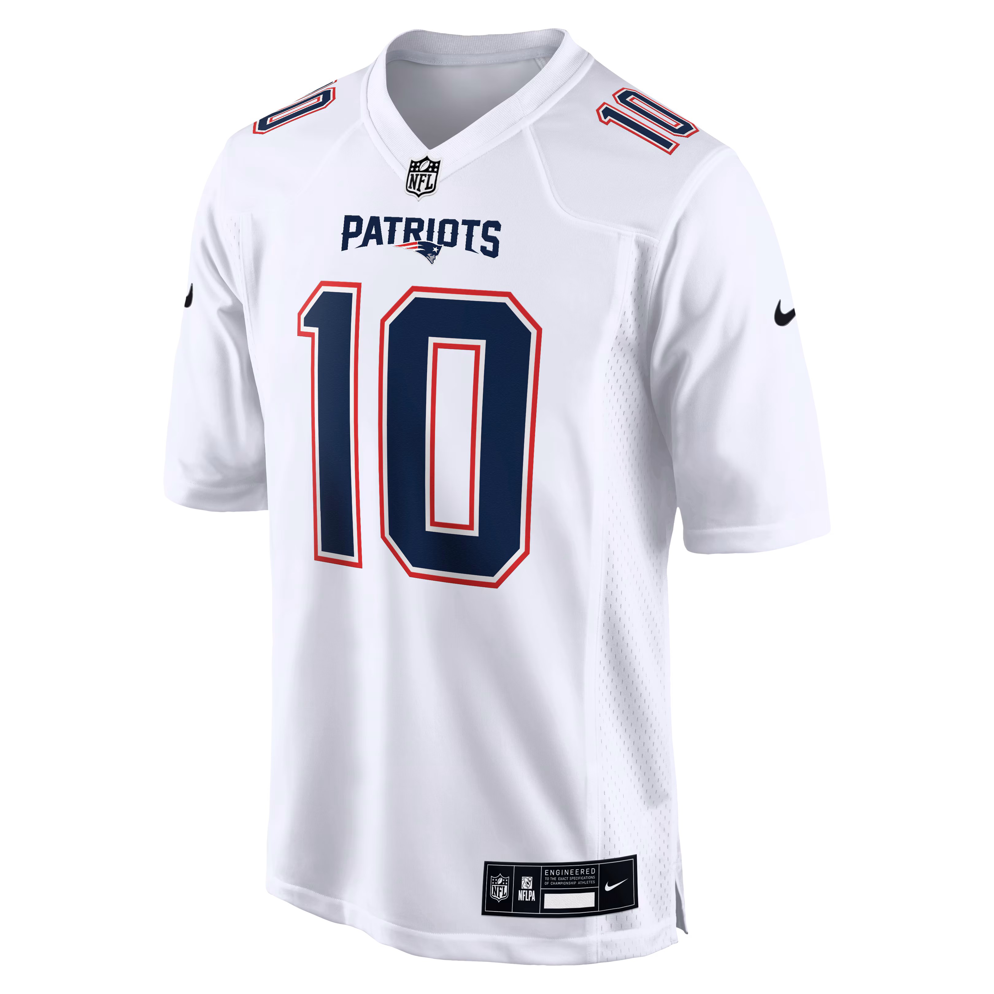 Drake Maye New England Patriots Nike Game Jersey - Tundra White
