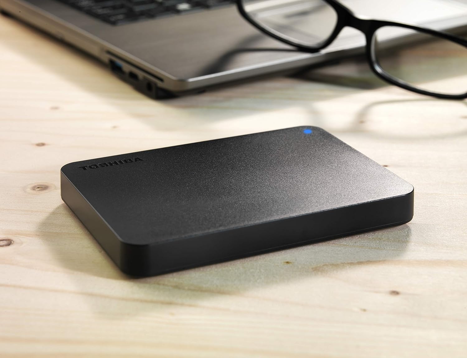 Toshiba Canvio Basics 1TB Portable External Hard Drive USB 3.0, Black - HDTB410XK3AA