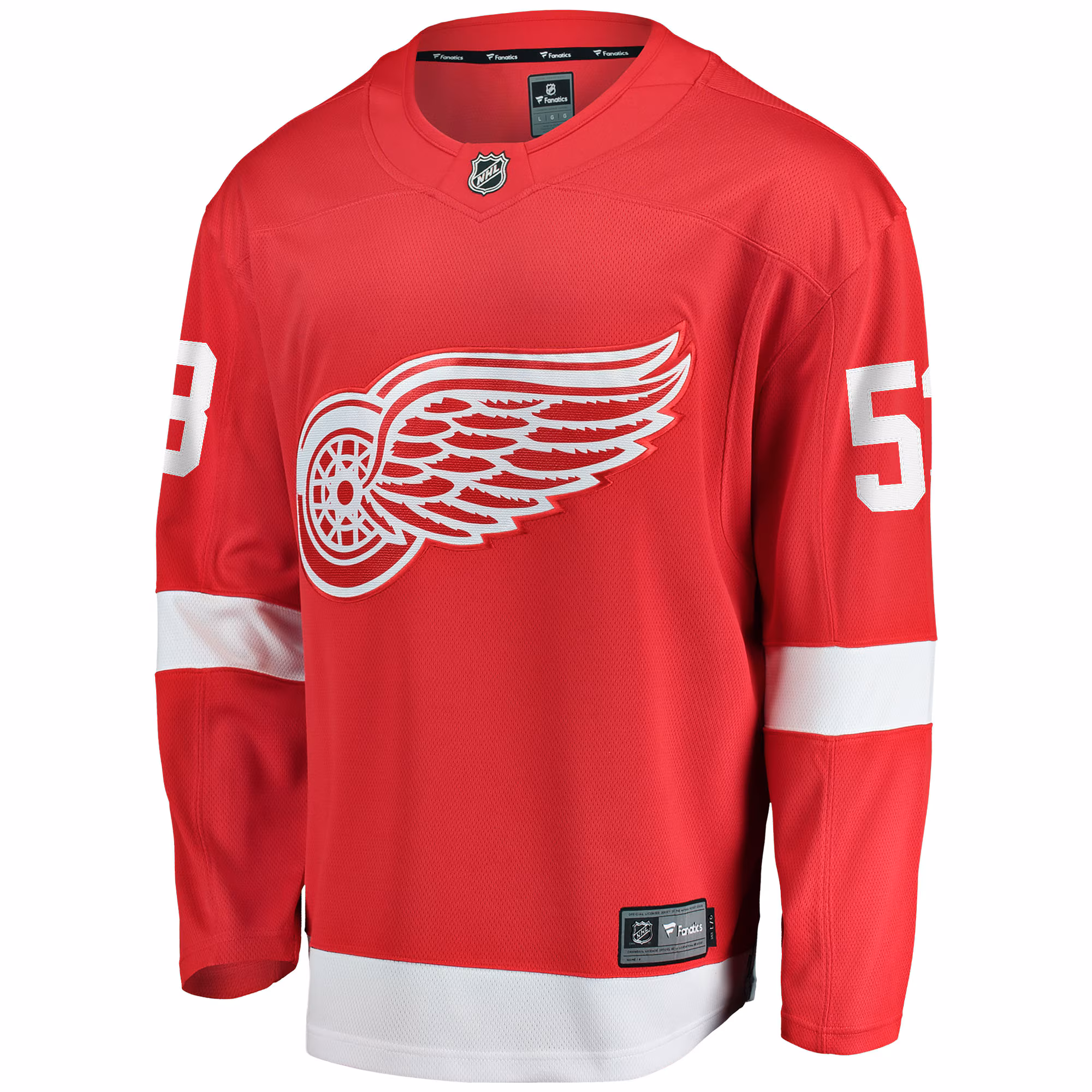 Moritz Seider Detroit Red Wings Fanatics Home Breakaway Player Jersey - Red