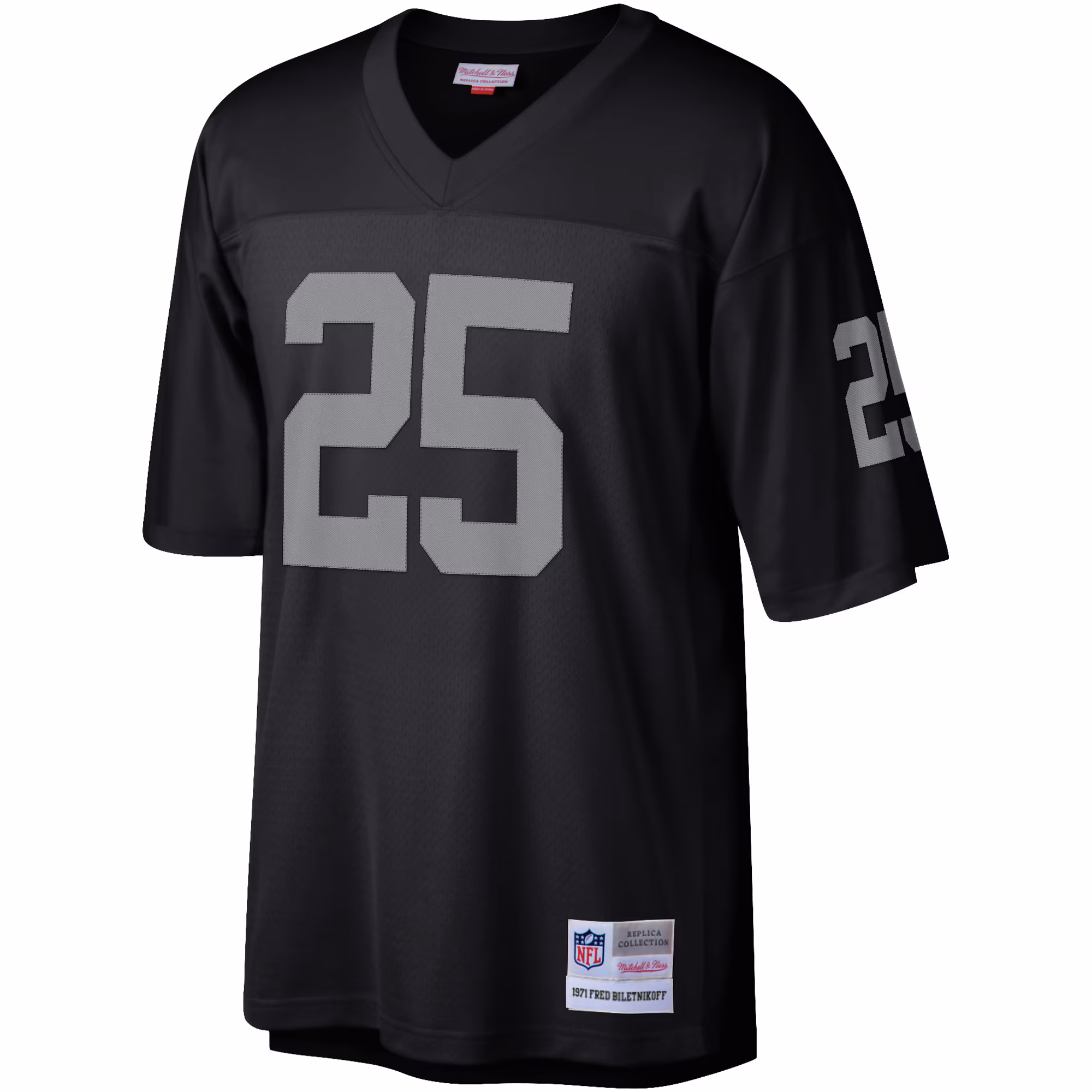 Fred Biletnikoff Las Vegas Raiders Mitchell & Ness Legacy Replica Jersey - Black