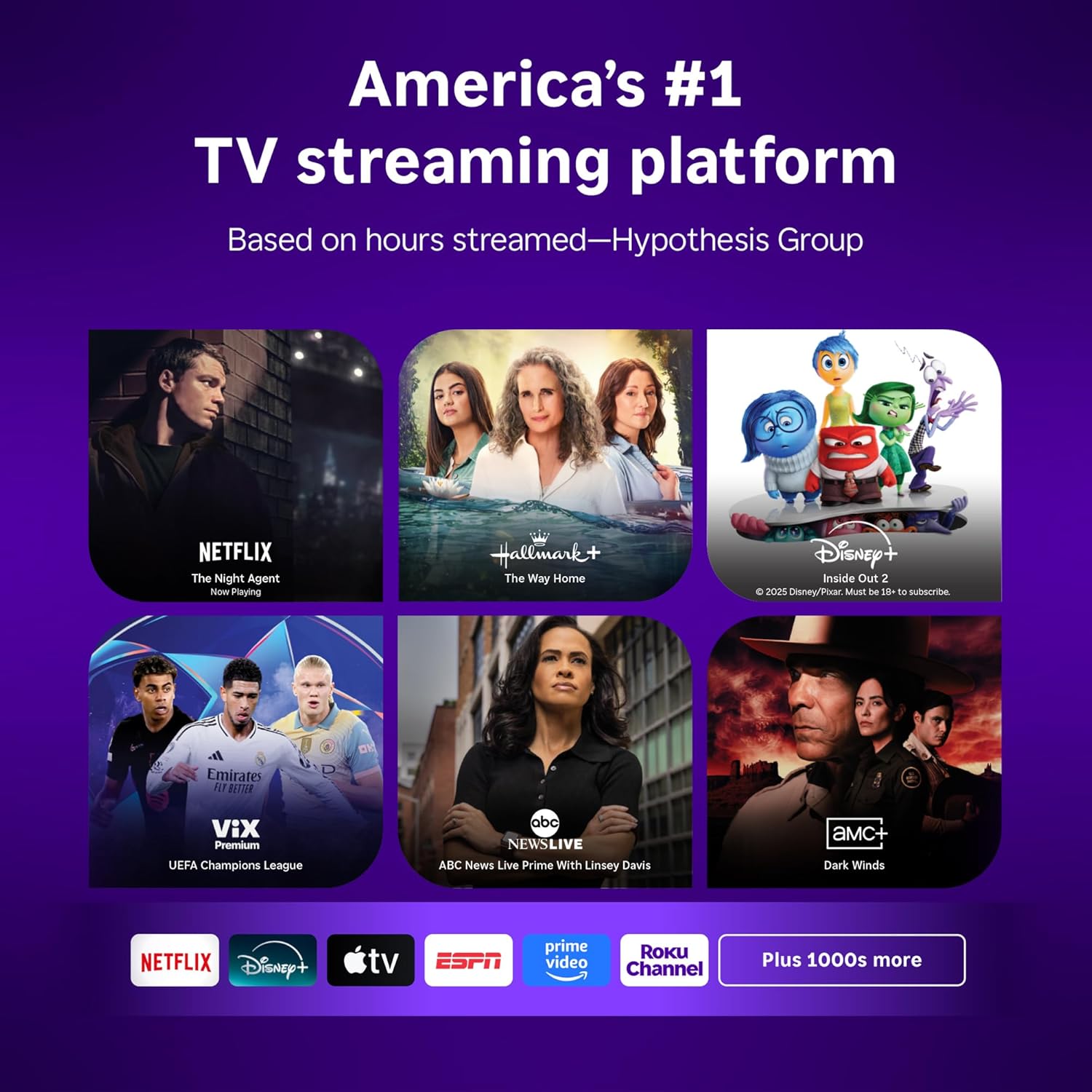 Roku Smart TV – 43-Inch Select Series, 4K HDR TV – Roku TV with Roku Remote – Flat Screen LED Television with Wi-Fi for Streaming Live Local News, Sports, Family Entertainment