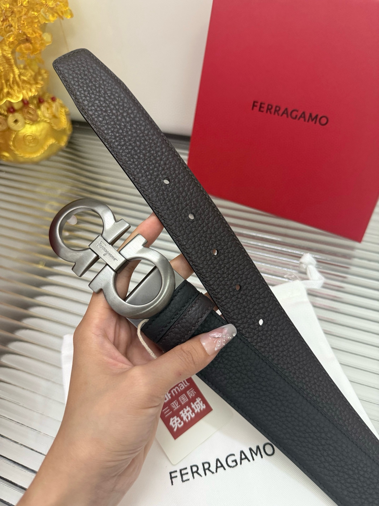 Ferragamo belt-9
