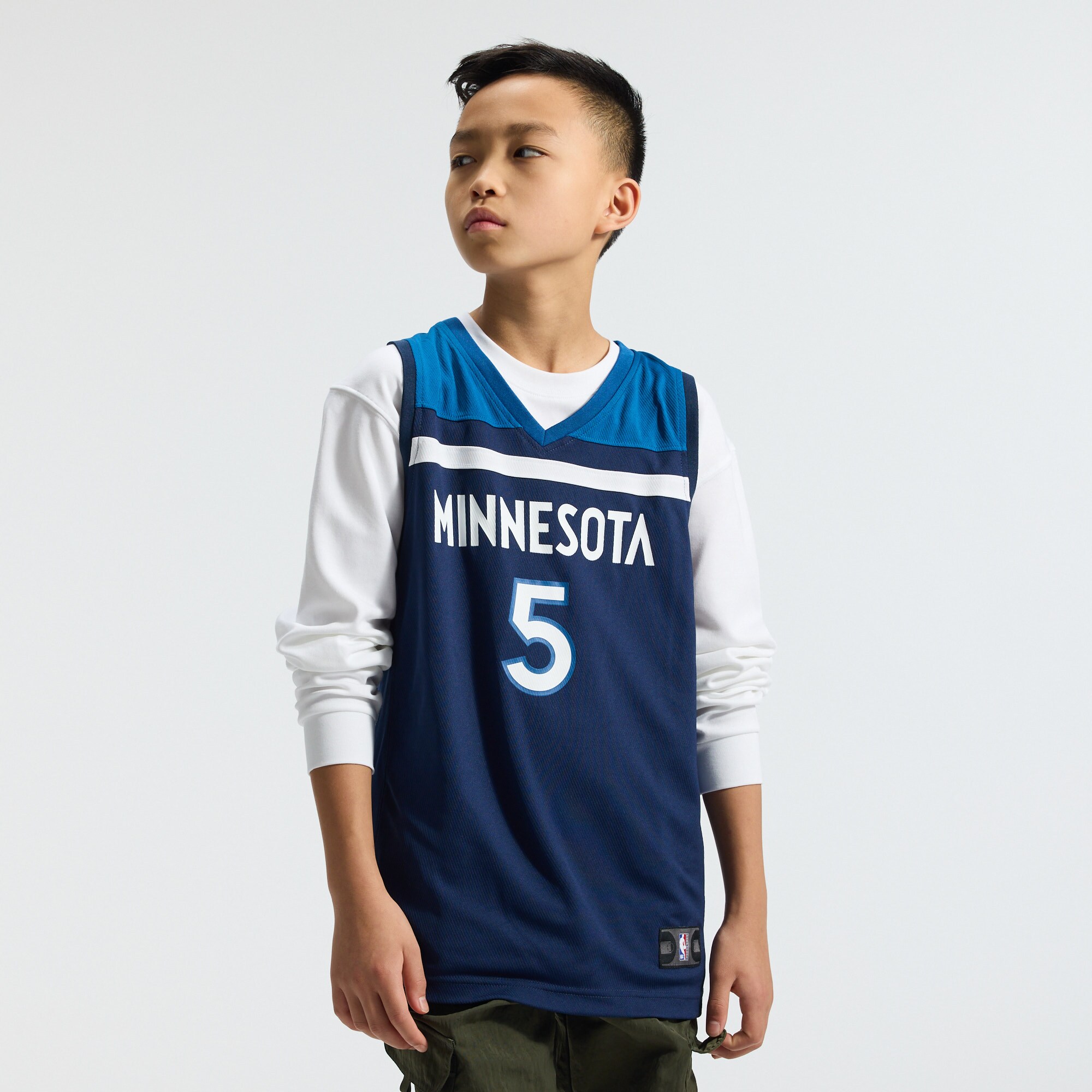 Anthony Edwards Minnesota Timberwolves Fanatics Youth Fast Break Replica Player Jersey - Icon Edition - Navy