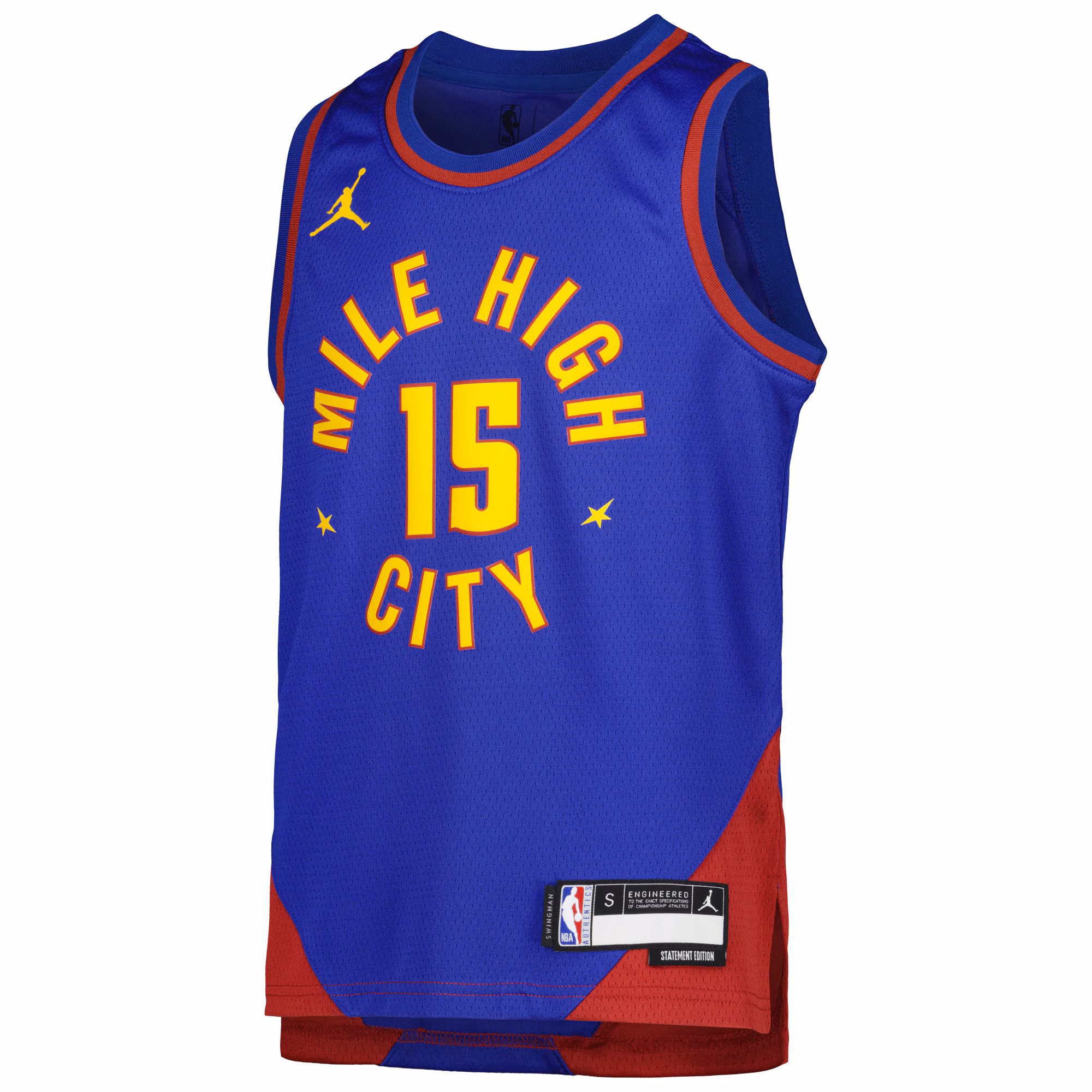 Nikola Jokic Denver Nuggets Jordan Brand Youth Swingman Jersey - Statement Edition - Blue