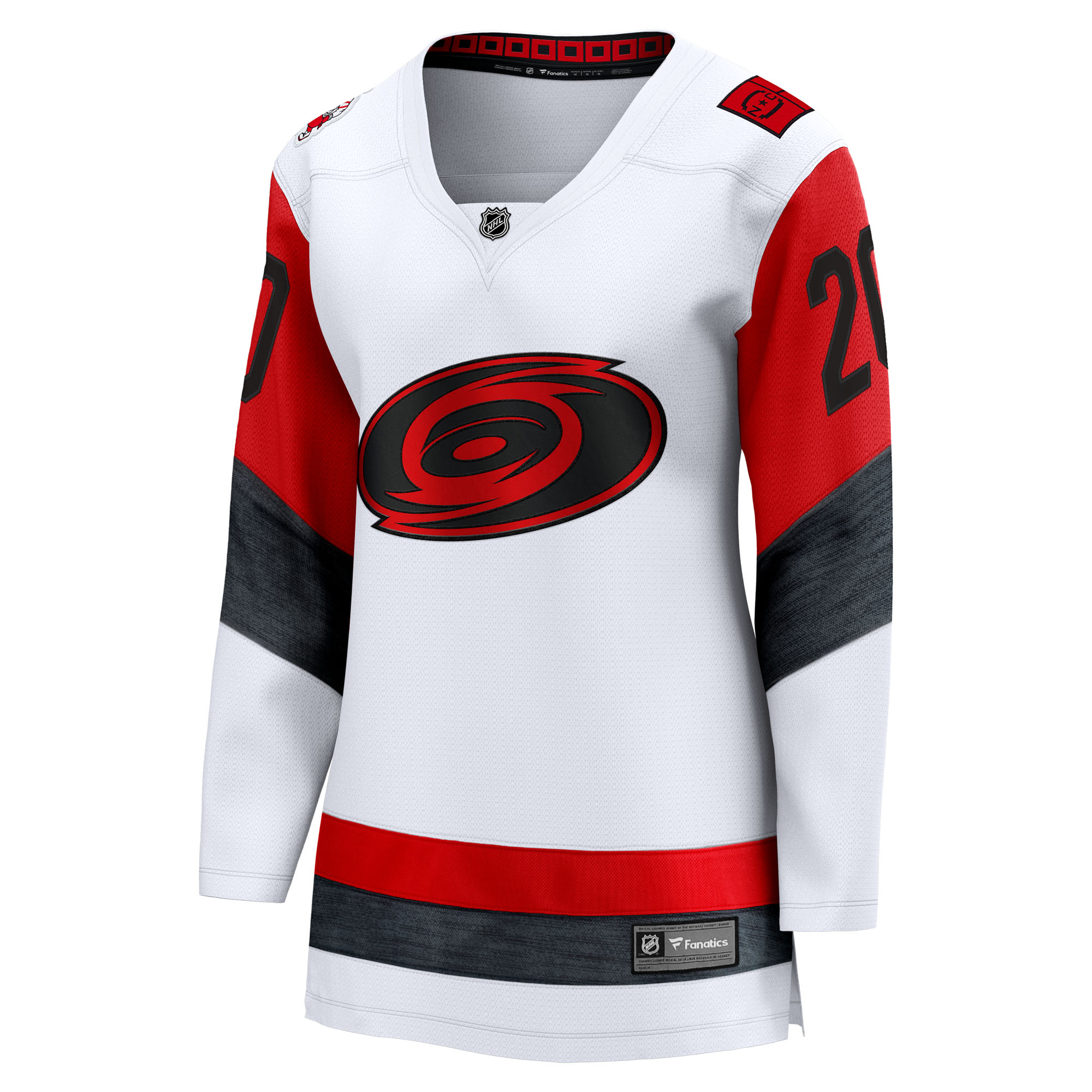 Sebastian Aho Carolina Hurricanes Fanatics Women's Away Breakaway Jersey - White