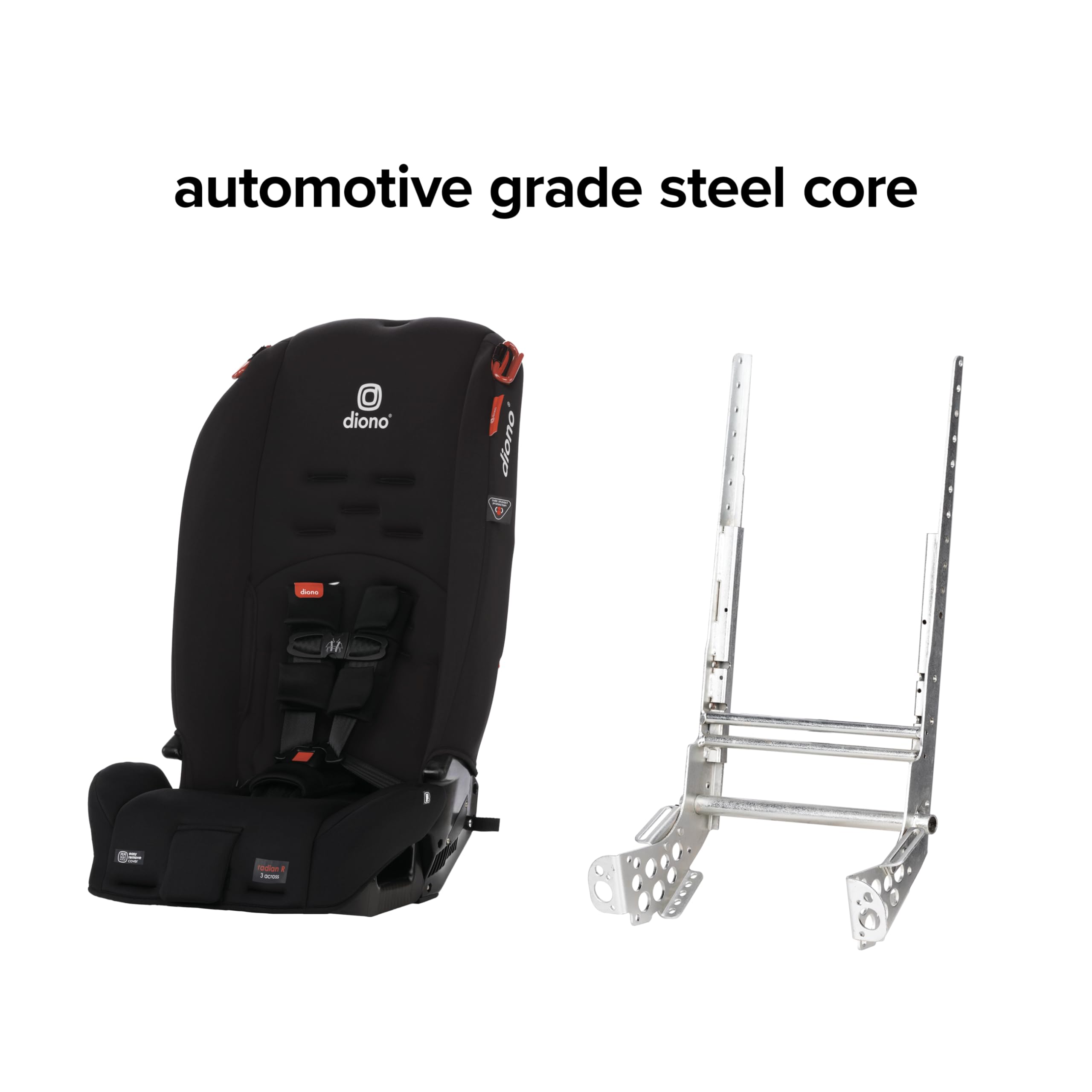 DIONO Radian 3R 3-in-1 Convertible Car Seat - Jet Black