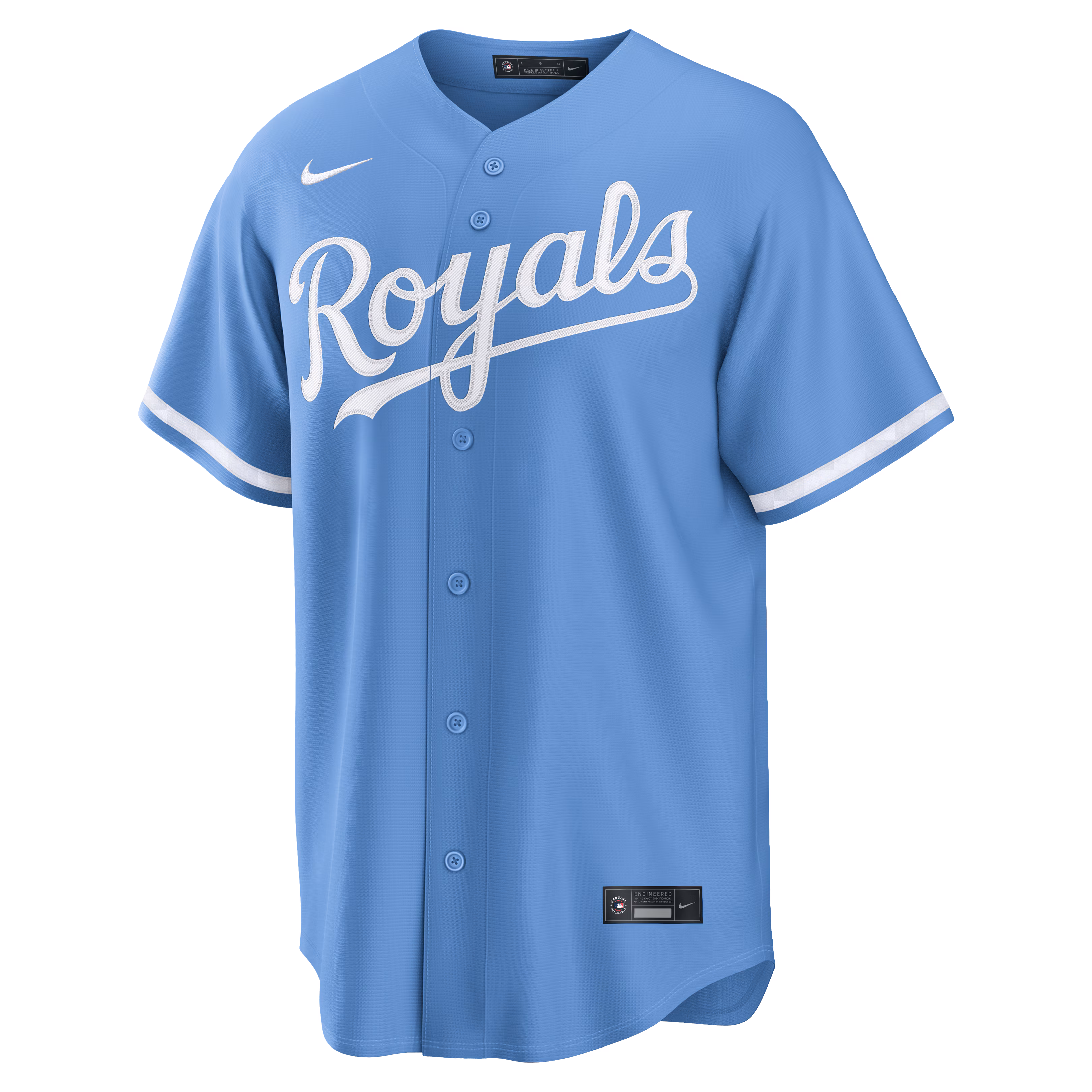 Kansas City Royals Nike Alternate Replica Jersey - Light Blue