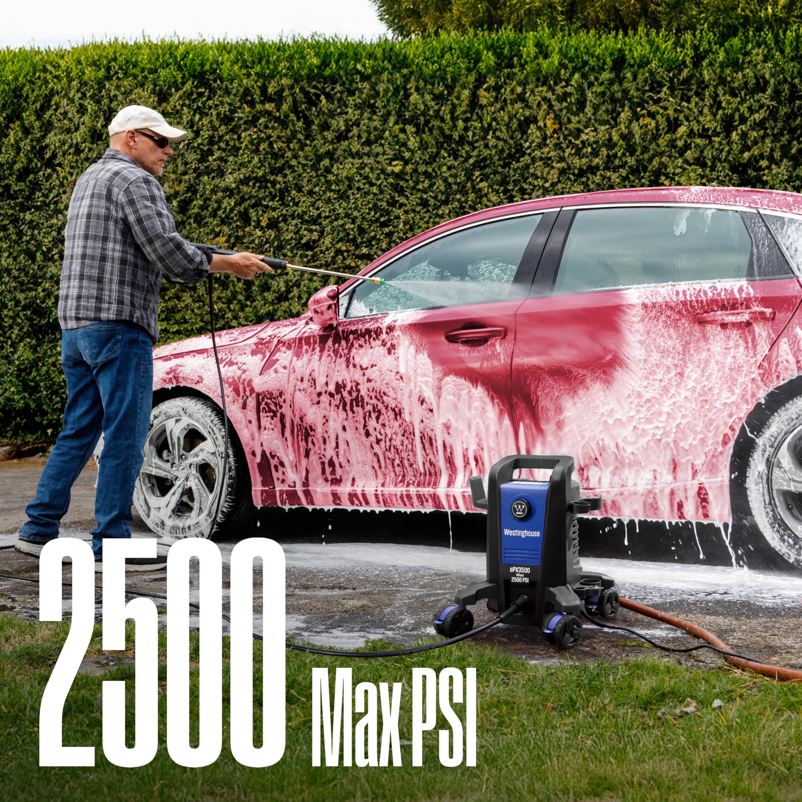 WESTINGHOUSE ePX3500 Electric Pressure Washer, 2500 PSI, 1.76 GPM
