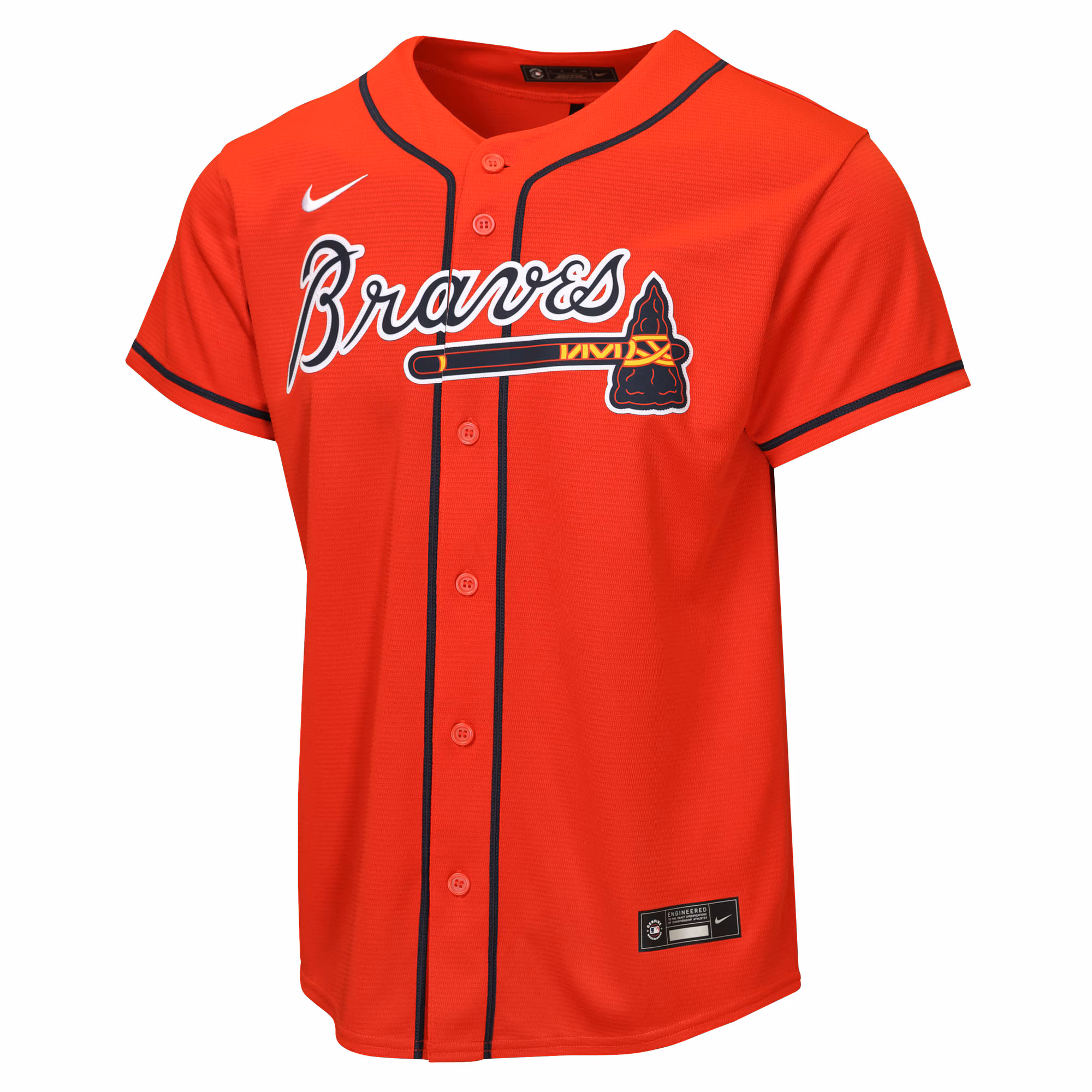 Ronald Acuña Jr. Atlanta Braves Nike Youth Alternate 2 Replica Jersey - Red