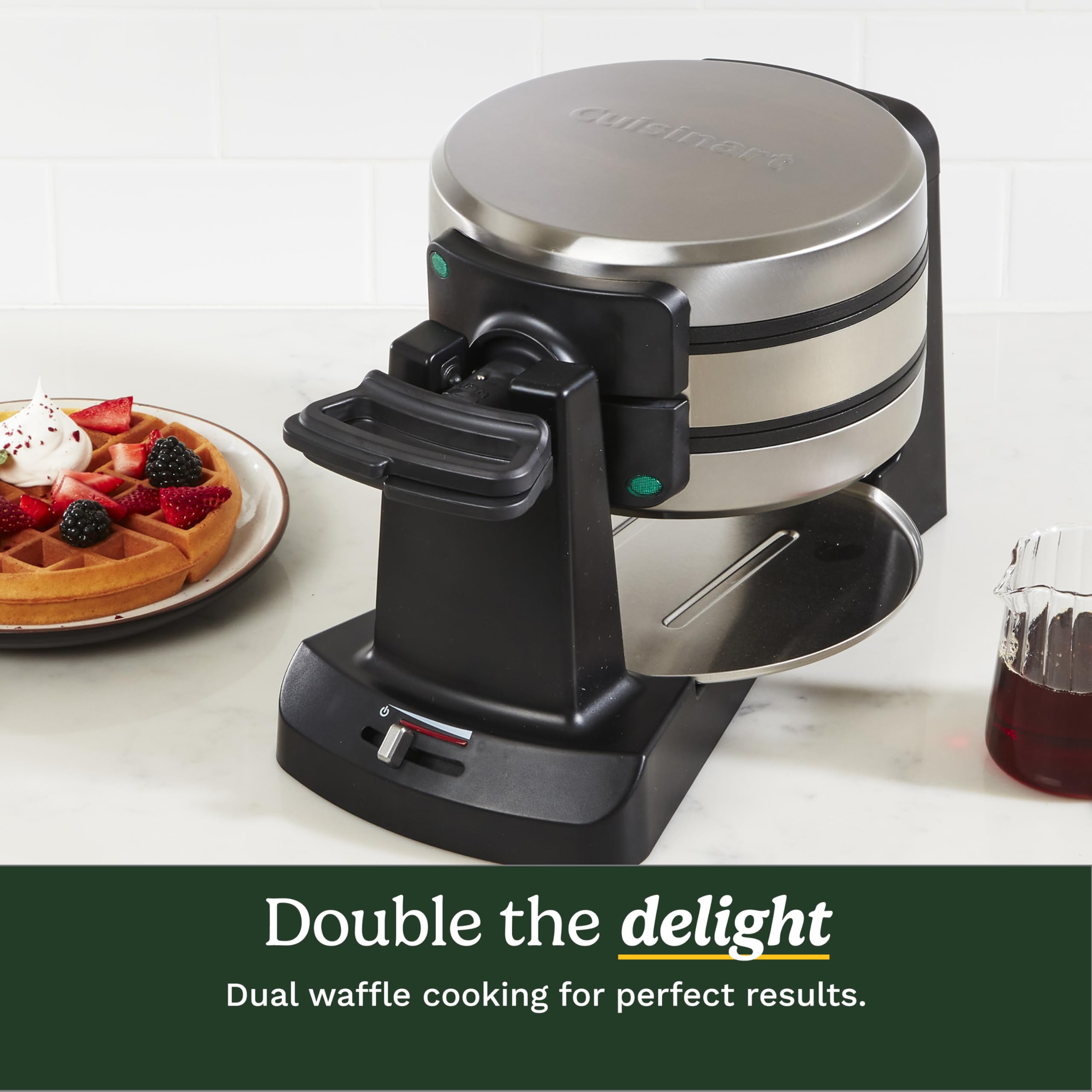 CUISINART Double Flip Belgian Waffle Maker - Stainless Steel