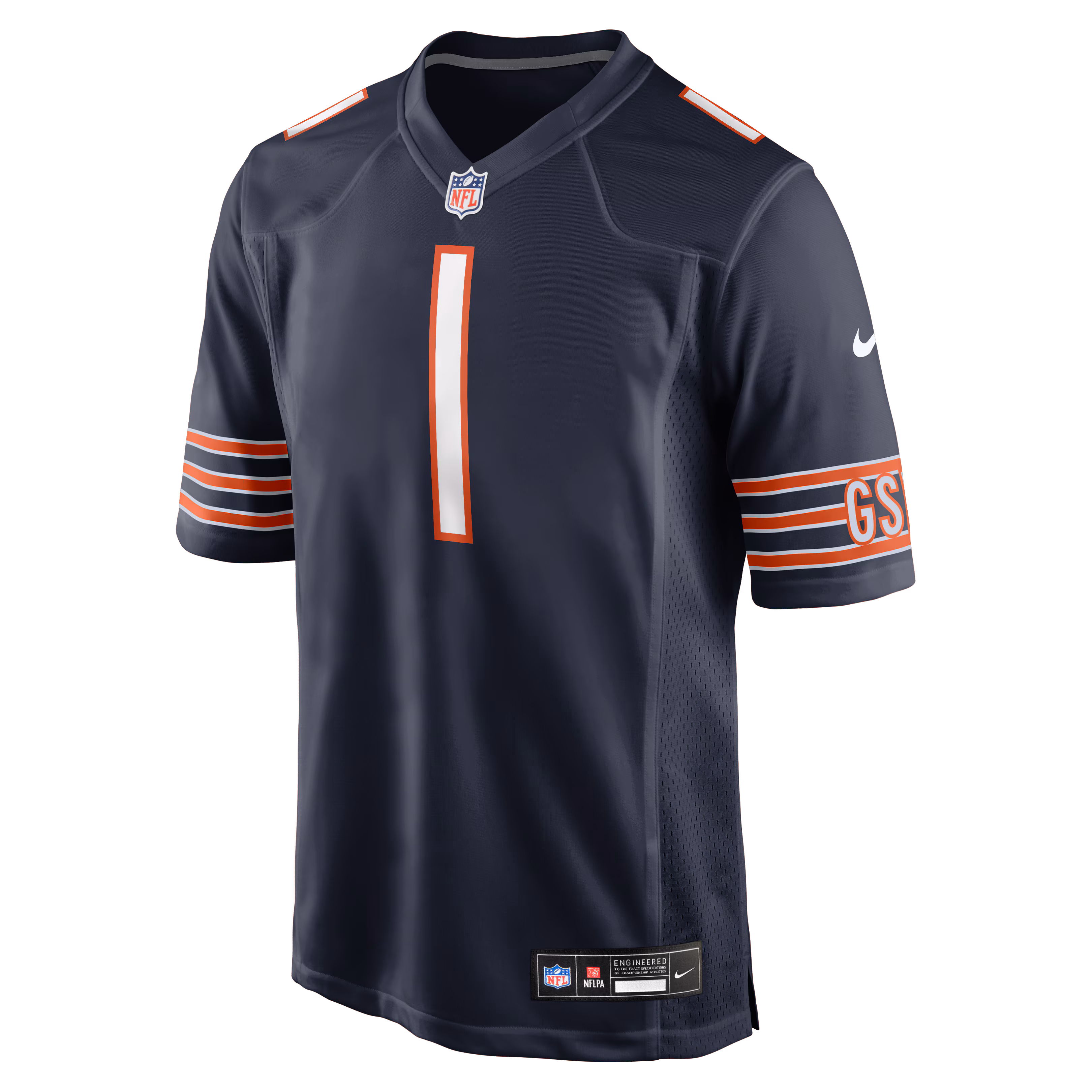 Number 1 Groom Chicago Bears Nike Game Jersey - Navy