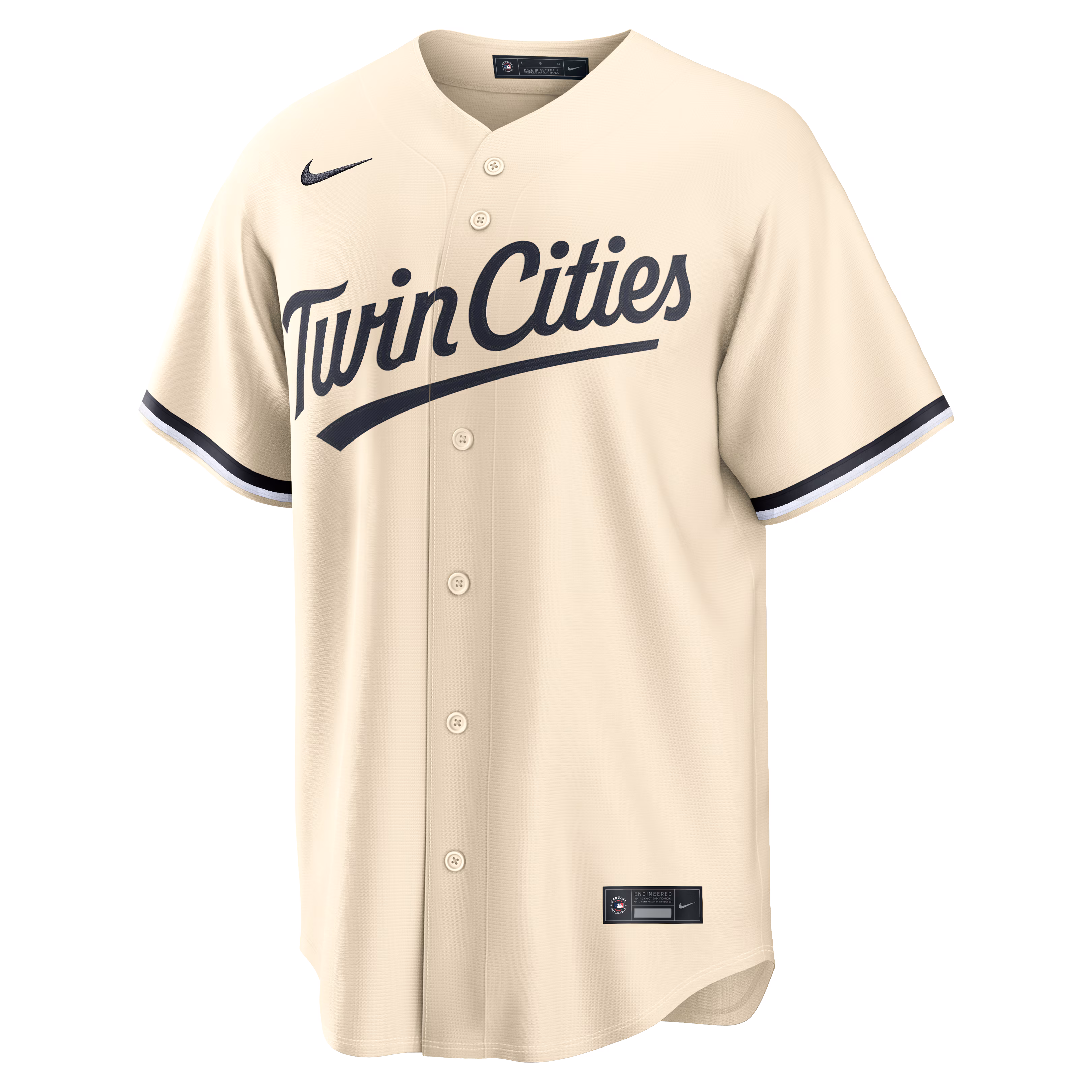 Minnesota Twins Nike Alternate Replica Jersey - Cream