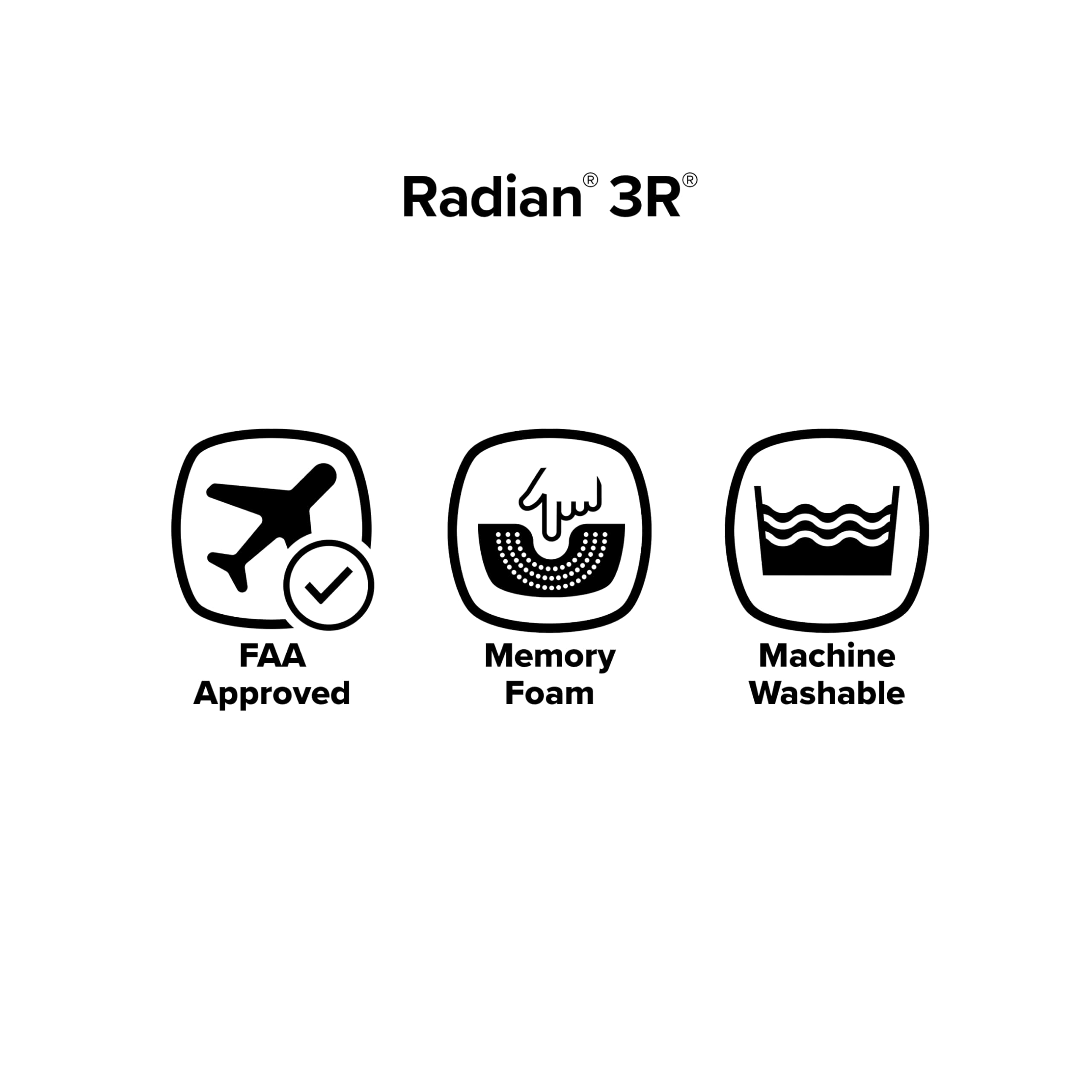 DIONO Radian 3R 3-in-1 Convertible Car Seat - Jet Black