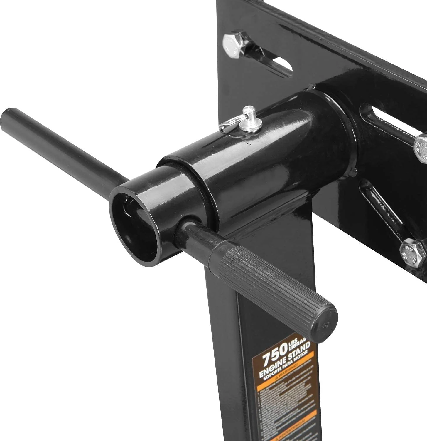 Rotating Engine Stand: Removable Oil Pan and Magnetic Tray, Turbine Turntable, 2 Brake Caster Lockable Wheels, 1,000 Lbs Capacity