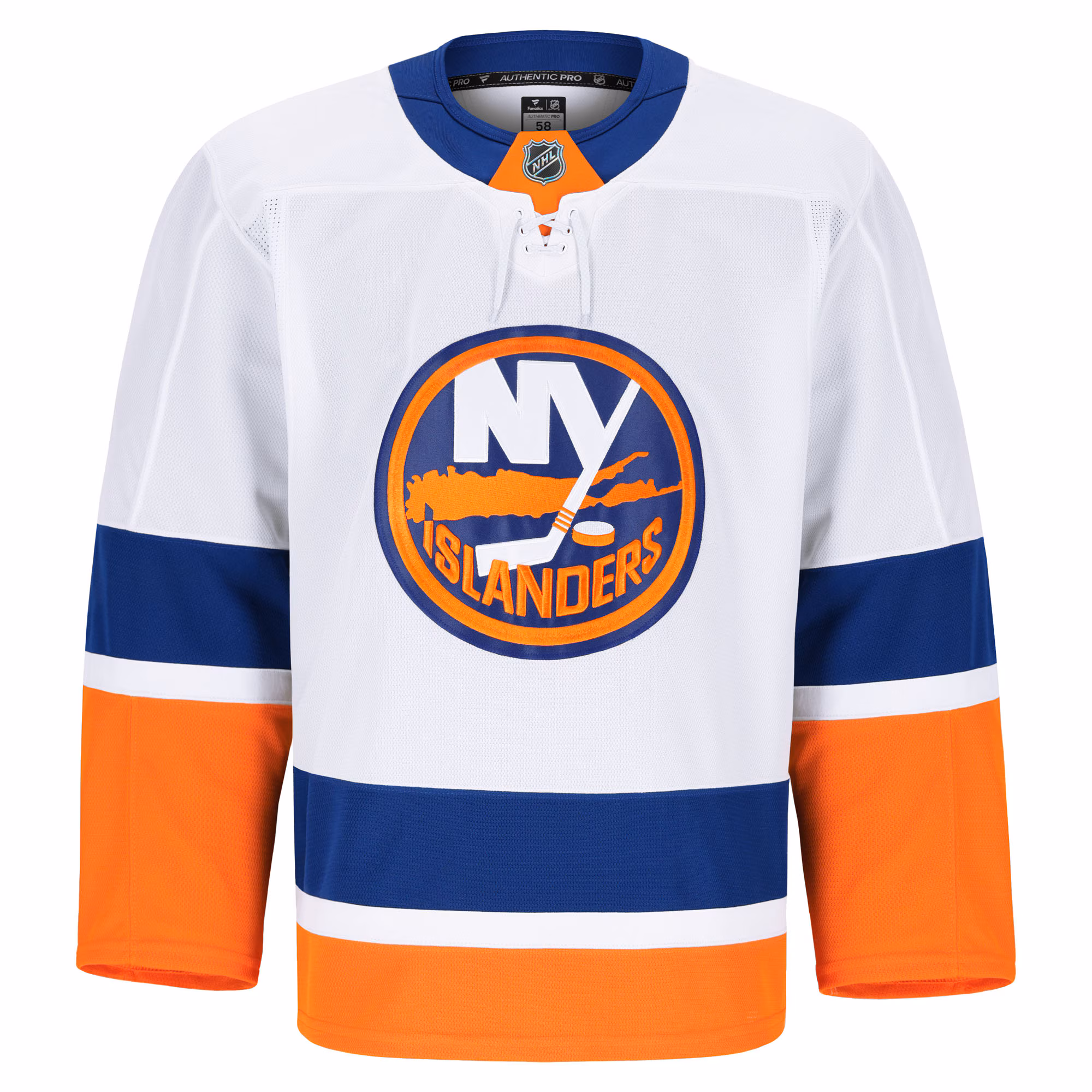 New York Islanders Fanatics Away Authentic Pro Jersey - White