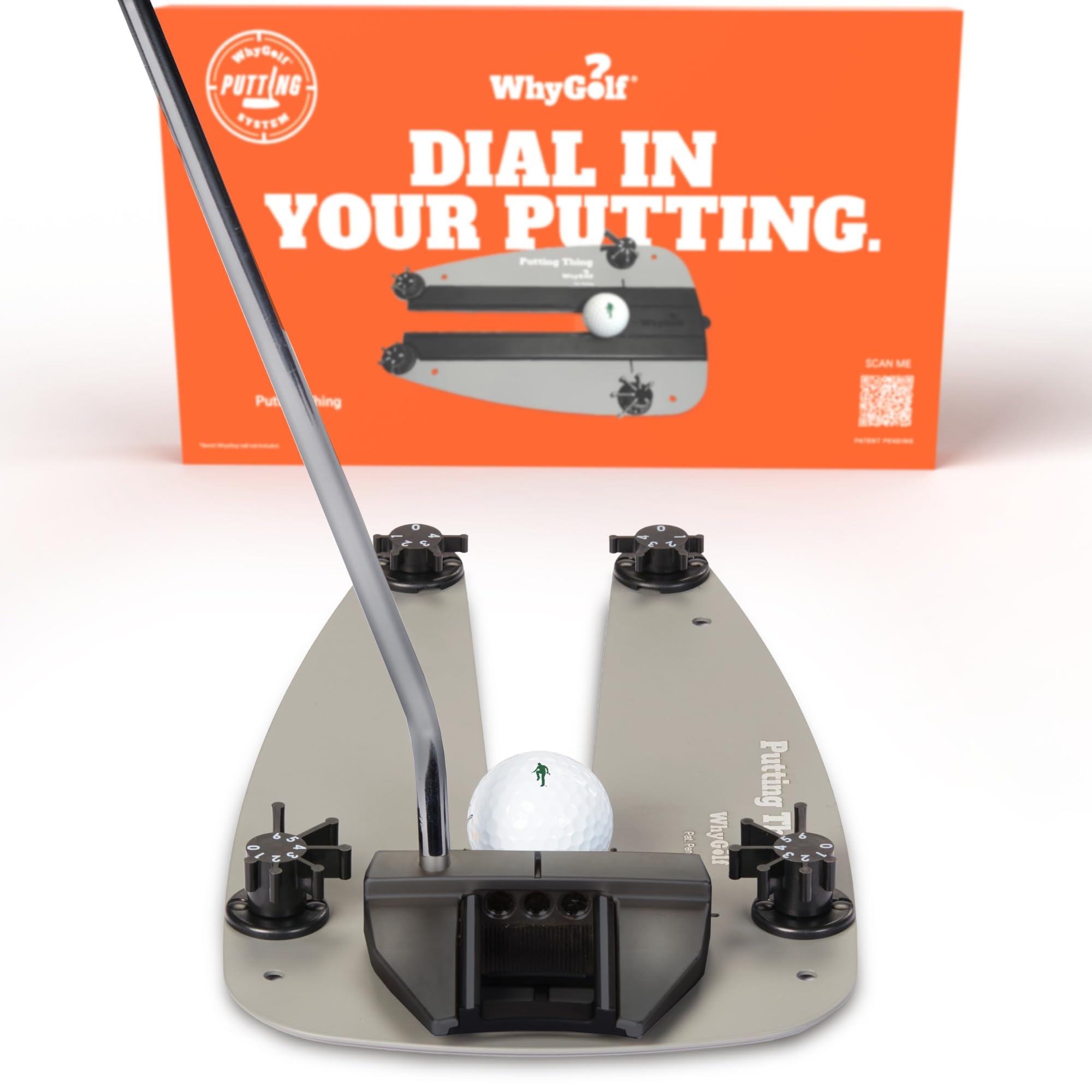 WHYGOLF Putting System - Golf Training Aid for Stroke Accuracy