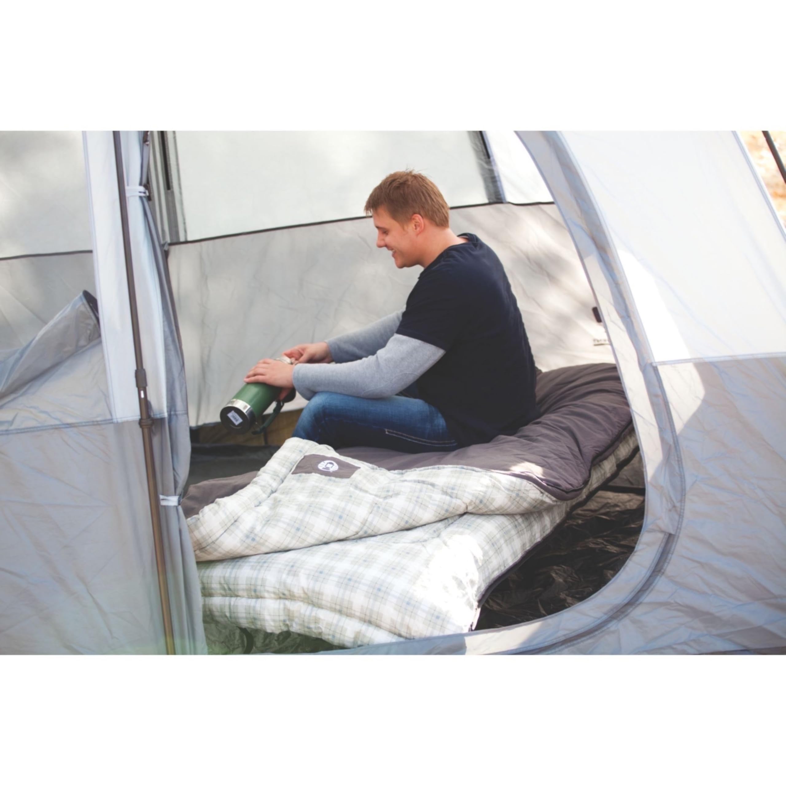 COLEMAN Heritage Big & Tall Flannel Sleeping Bag - 10Â°F