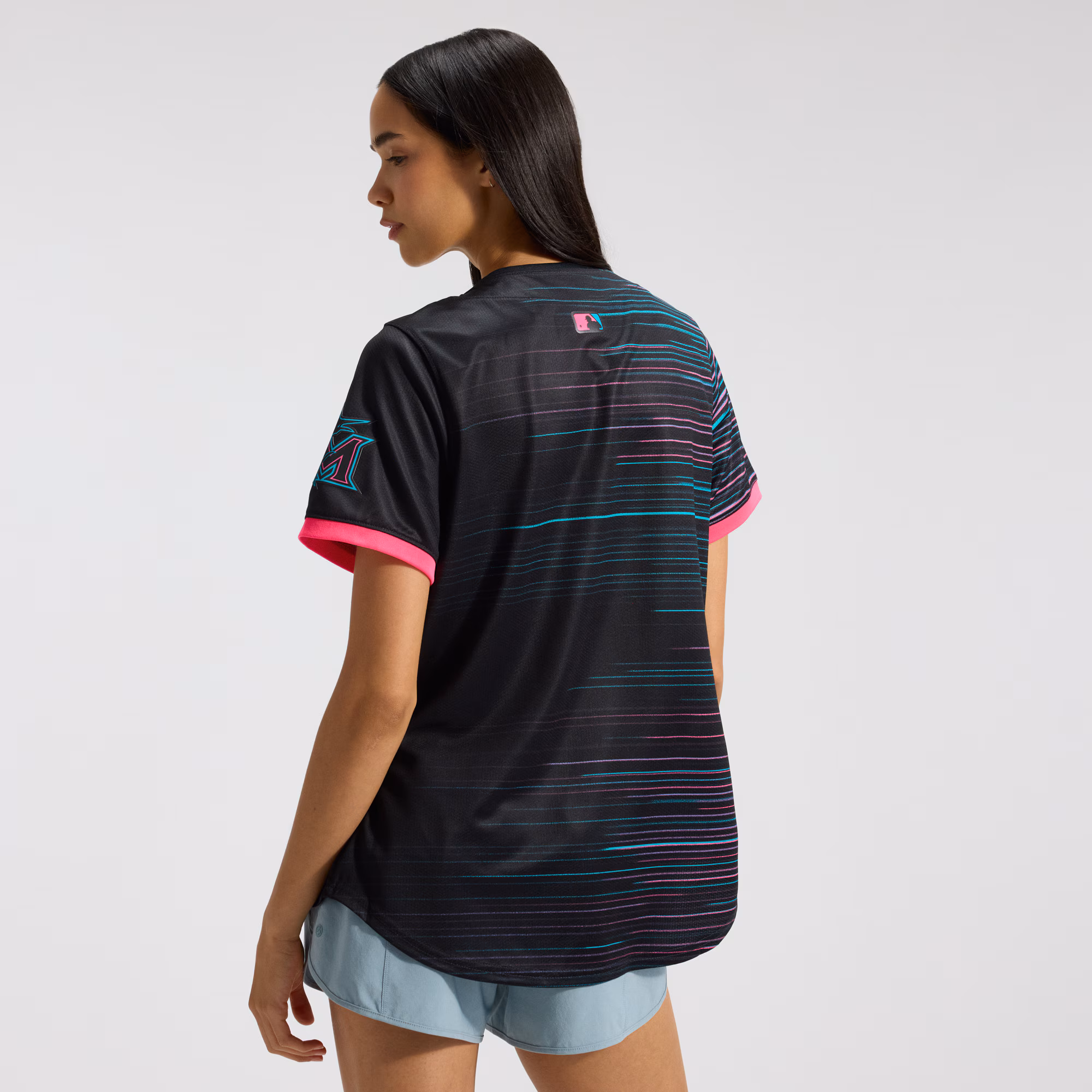 Miami Marlins Nike Women's 2025 City Connect Limited Jersey - Black