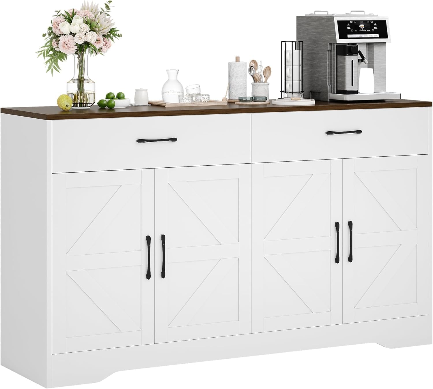 Sideboard Buffet Cabinet with Storage, 55.1