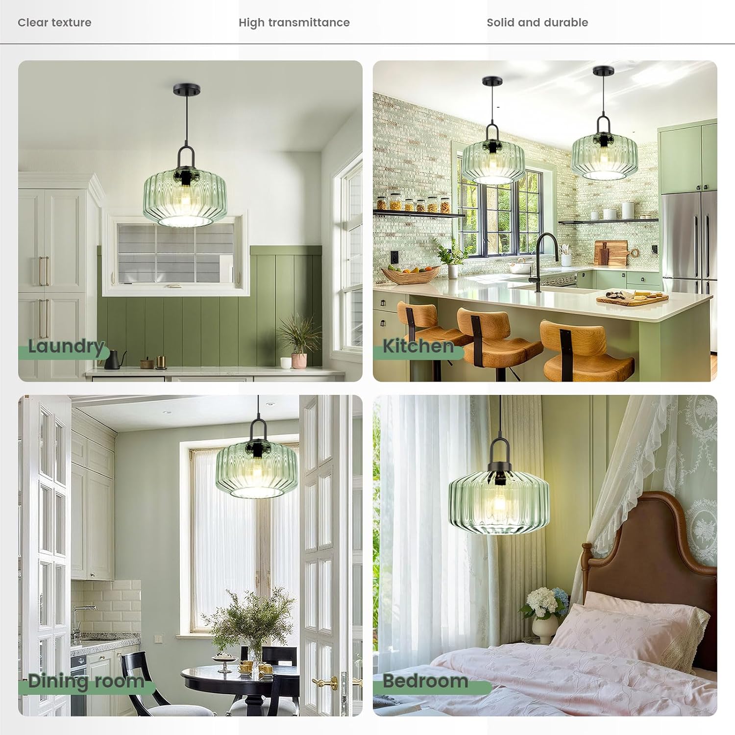 Modern Hanging Lights Light Green Pendant Light Fixtures Mid Century Large Glass Pendant Lights 11