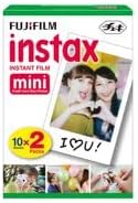 Fujifilm Instax Mini Link Smartphone Printer (Dark Denim) + Fuji Instax Mini Film (40 Sheets) - Instax Mini Link Printer Bundle