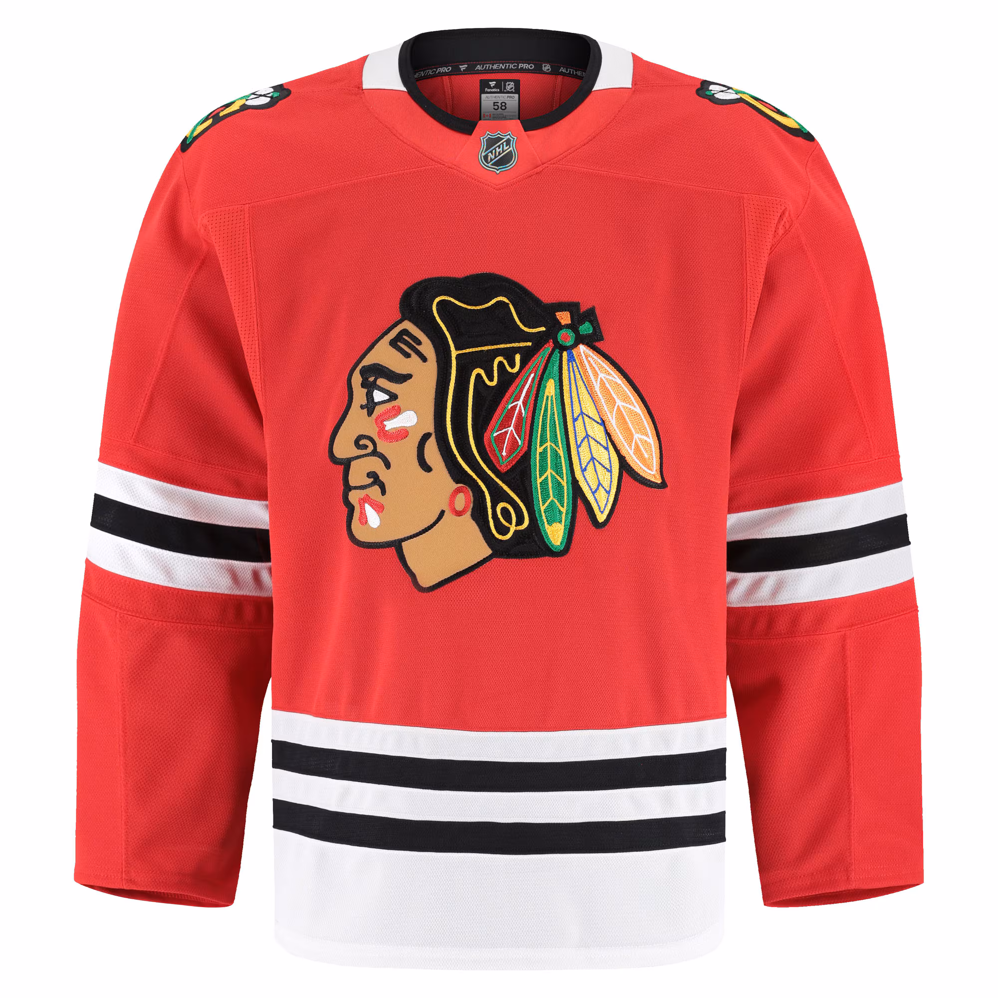 Chicago Blackhawks Fanatics Home Authentic Pro Jersey - Red