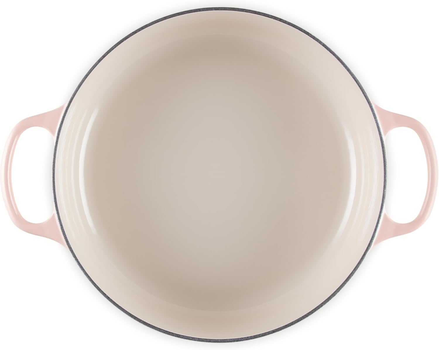 Le Creuset Enameled Cast Iron Signature Round Wide Oven, 6.75qt., Peche