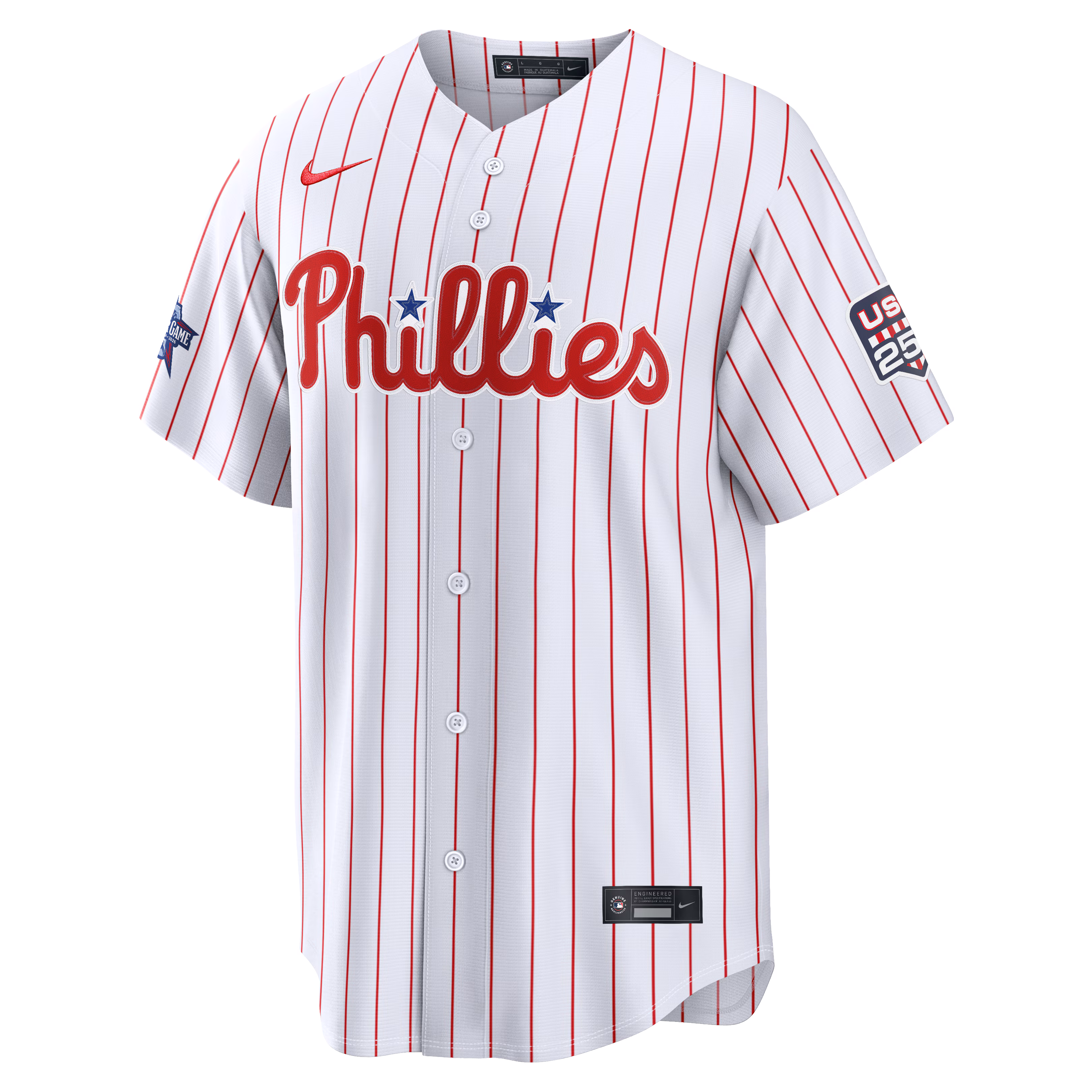 2026 All-Star Edition Stars & Stripes Philadelphia Phillies Jhoan Duran Nike White Stadium Jersey