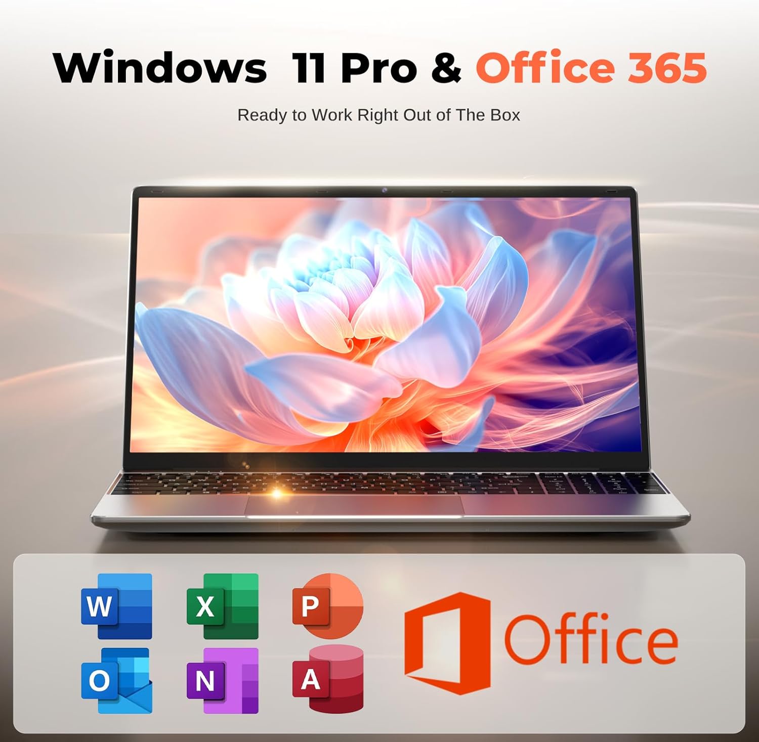 2026 Windows 11 Pro Traditional Laptop Computer, 16GB RAM 256GB SSD for Business Office Student School College, 15.6